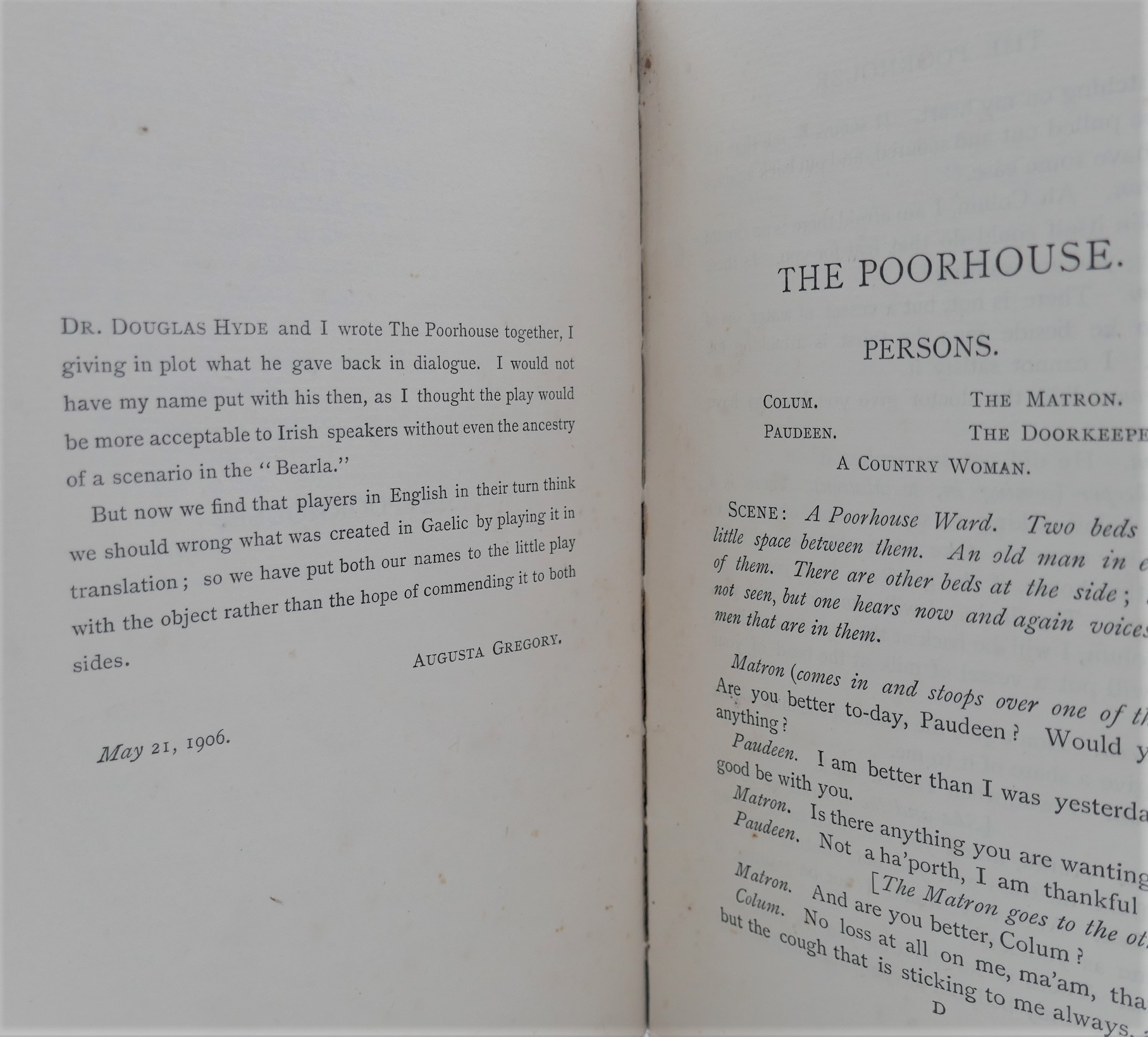 Spreading the News, The Rising of the Moon; The Poorhouse (1906) - Image 3