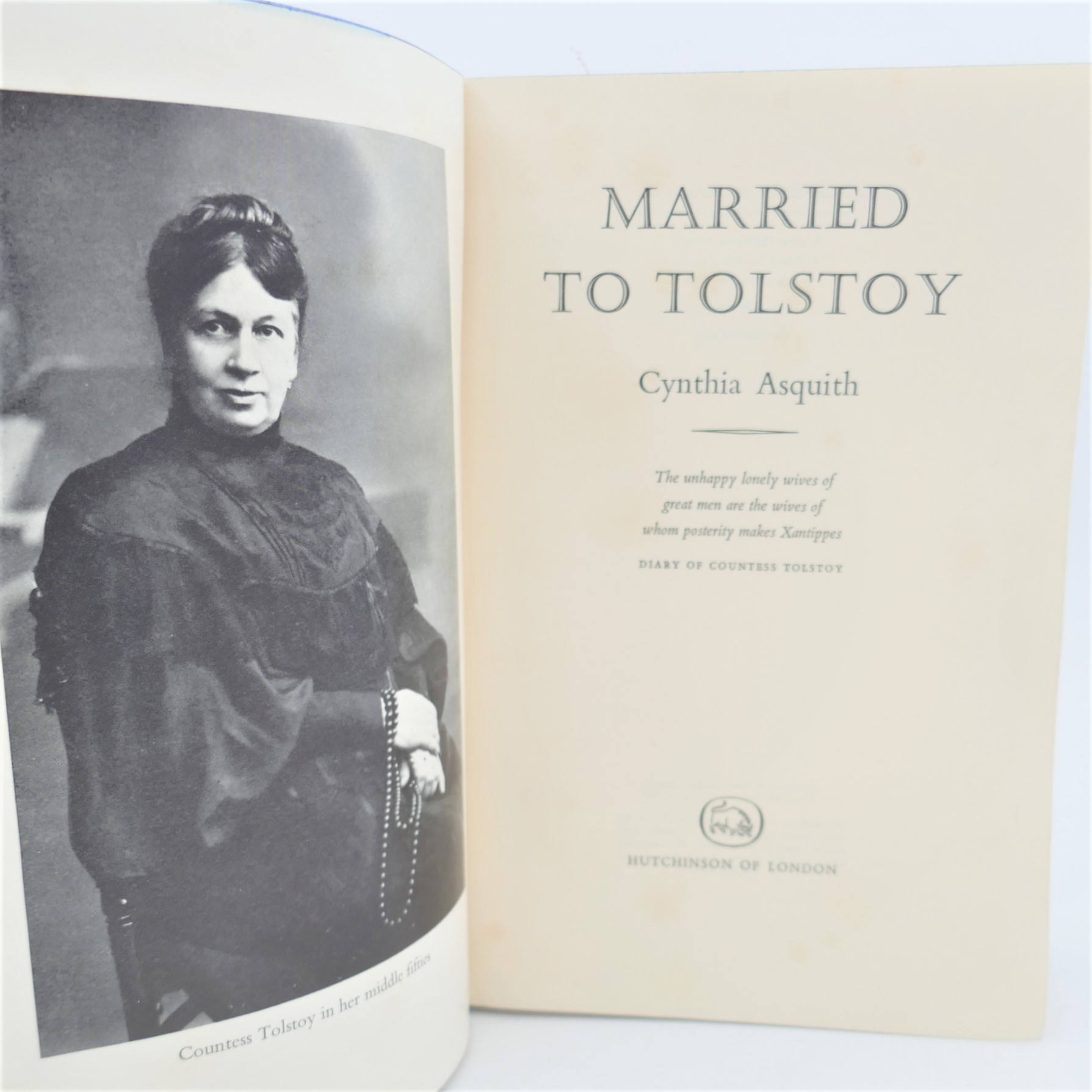 Married to Tolstoy. With ALS from the Author (1960) - Image 2