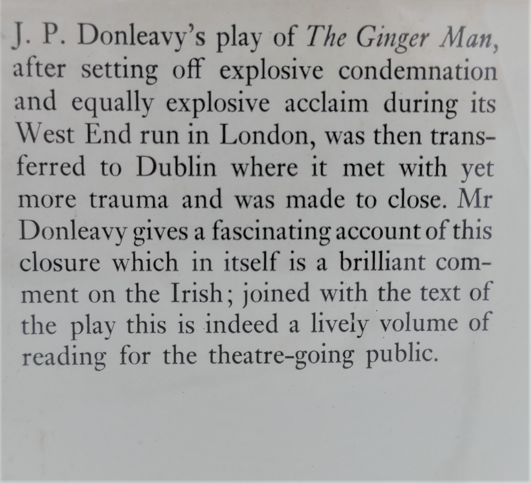 What They Did in Dublin with the Ginger Man (1961) - Image 3