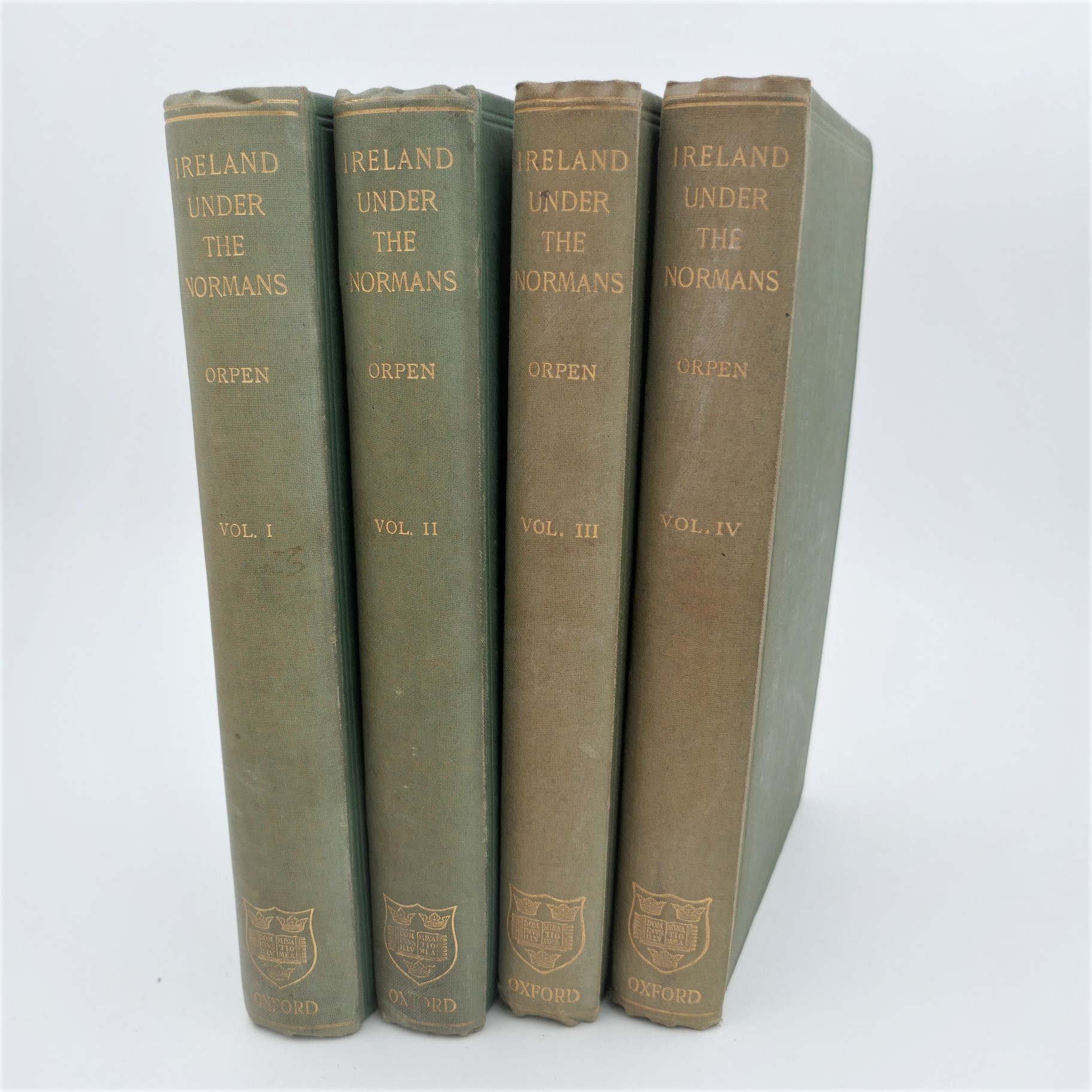 Ireland Under The Normans. Four Volumes (1911-1920)