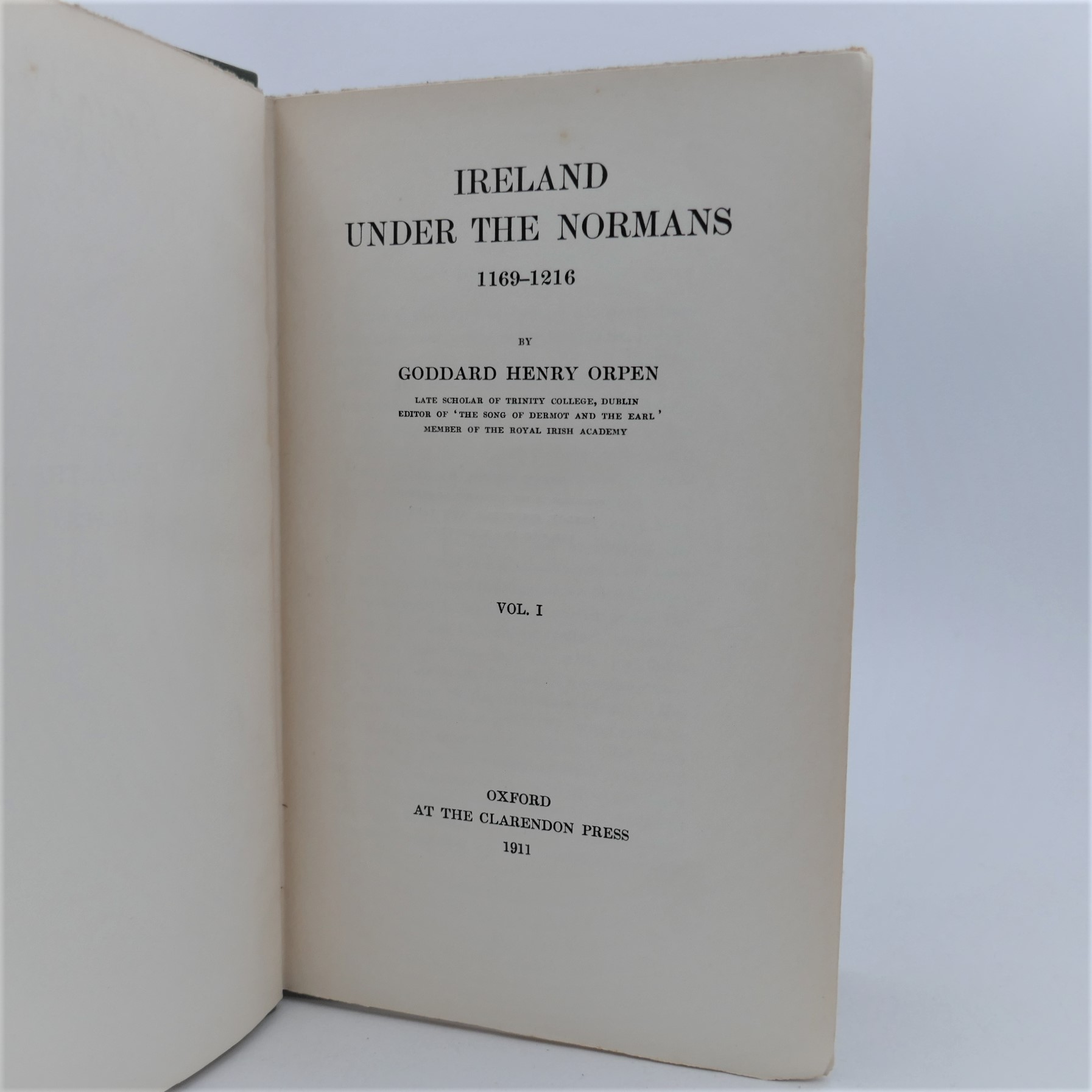 Ireland Under The Normans. Four Volumes (1911-1920) - Image 2