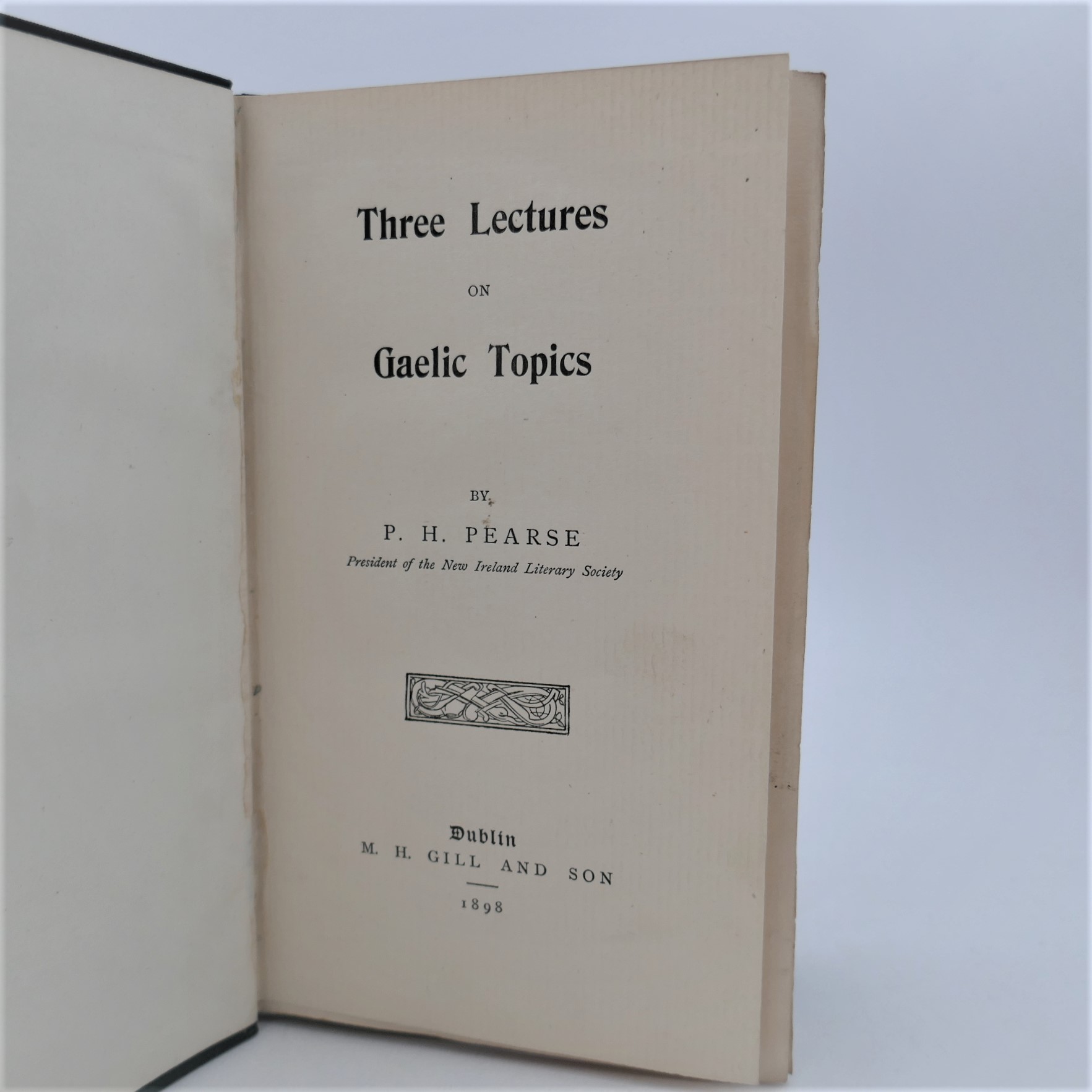Three Lectures on Gaelic Topics. First Edition (1898) - Image 2