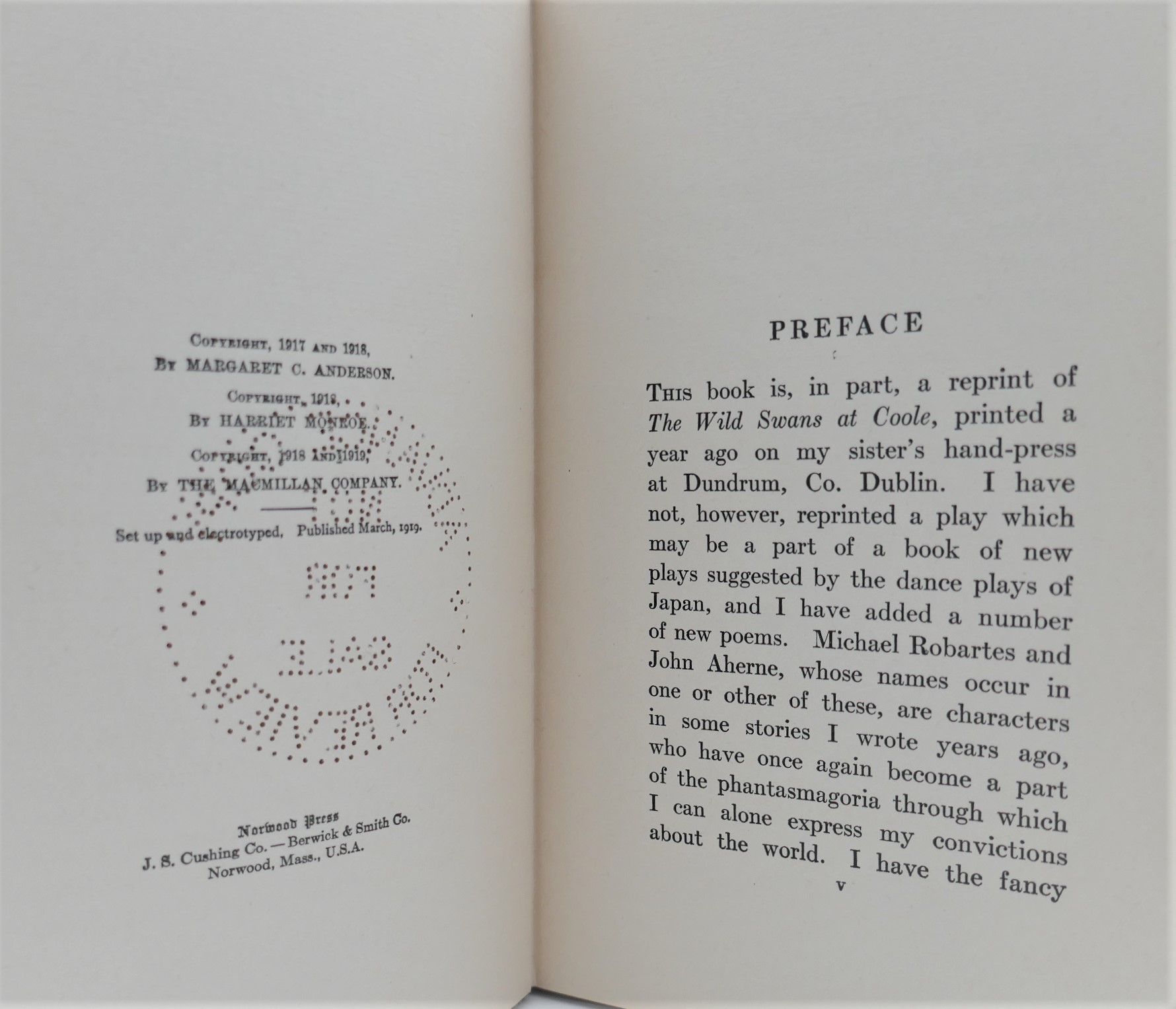 The Wild Swans at Coole. Advance Review Copy (1919) - Image 4