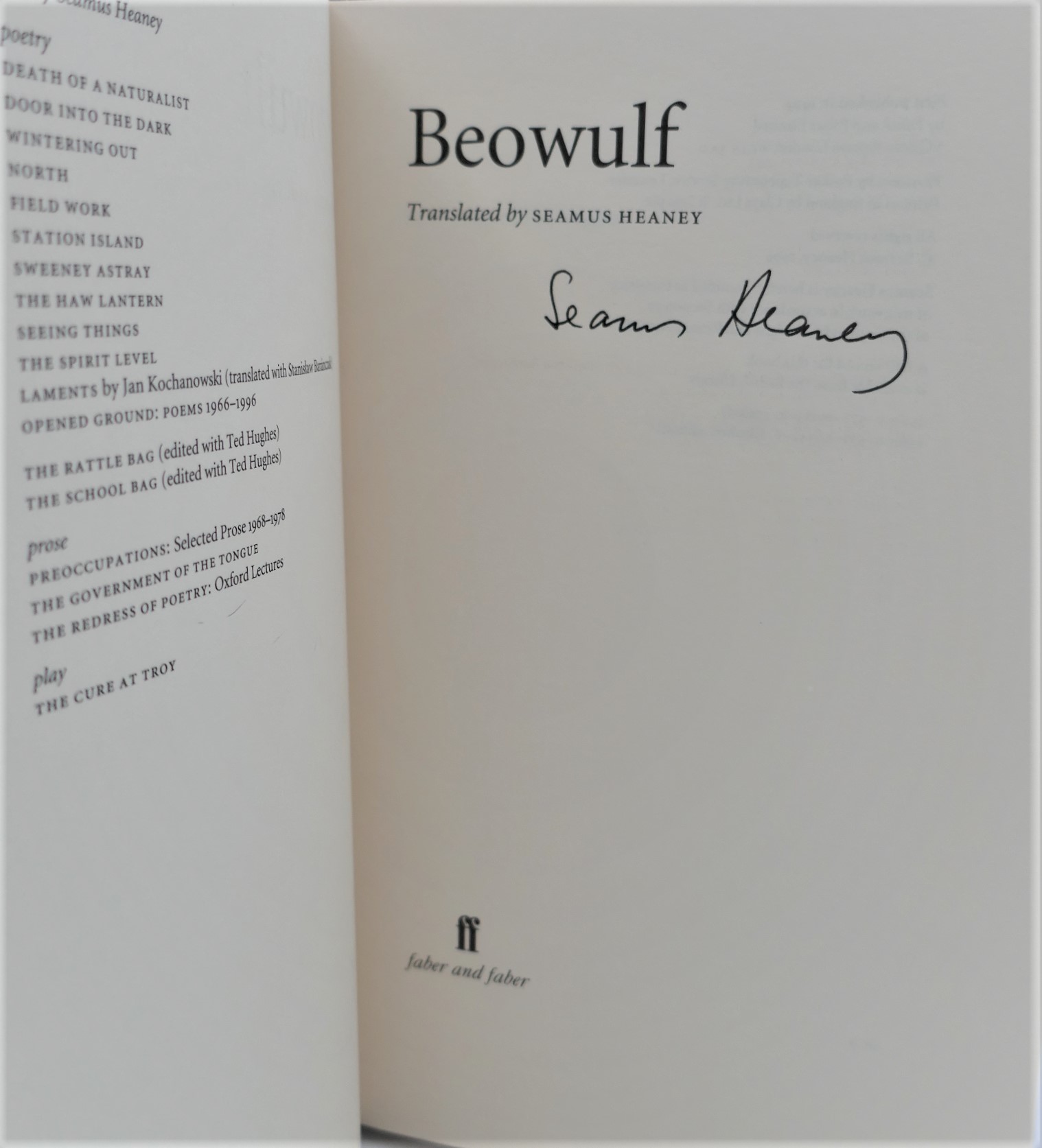 Beowulf. Ninth Issue. Signed Copy (1999) - Image 2