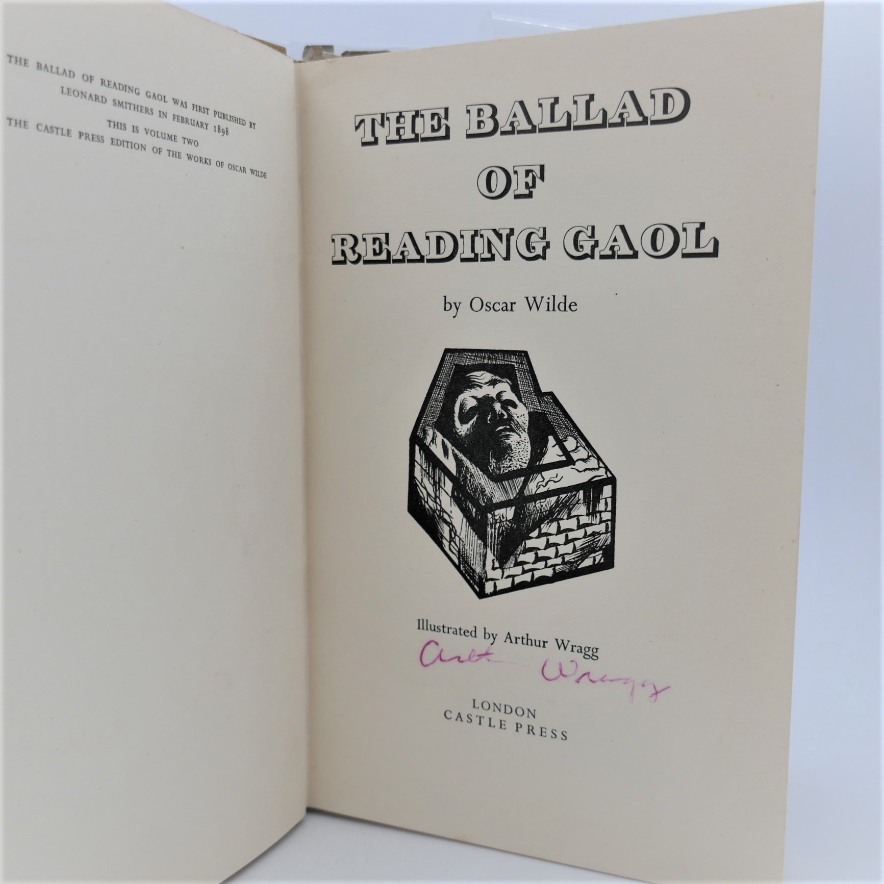 The Ballad of Reading Gaol. Illustrations by Arthur Wragg (1948) - Image 2