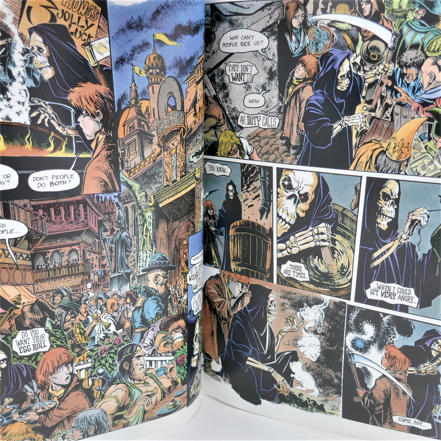 Mort. A Discworld Big Comic. Inscribed Copy (1994) - Image 3