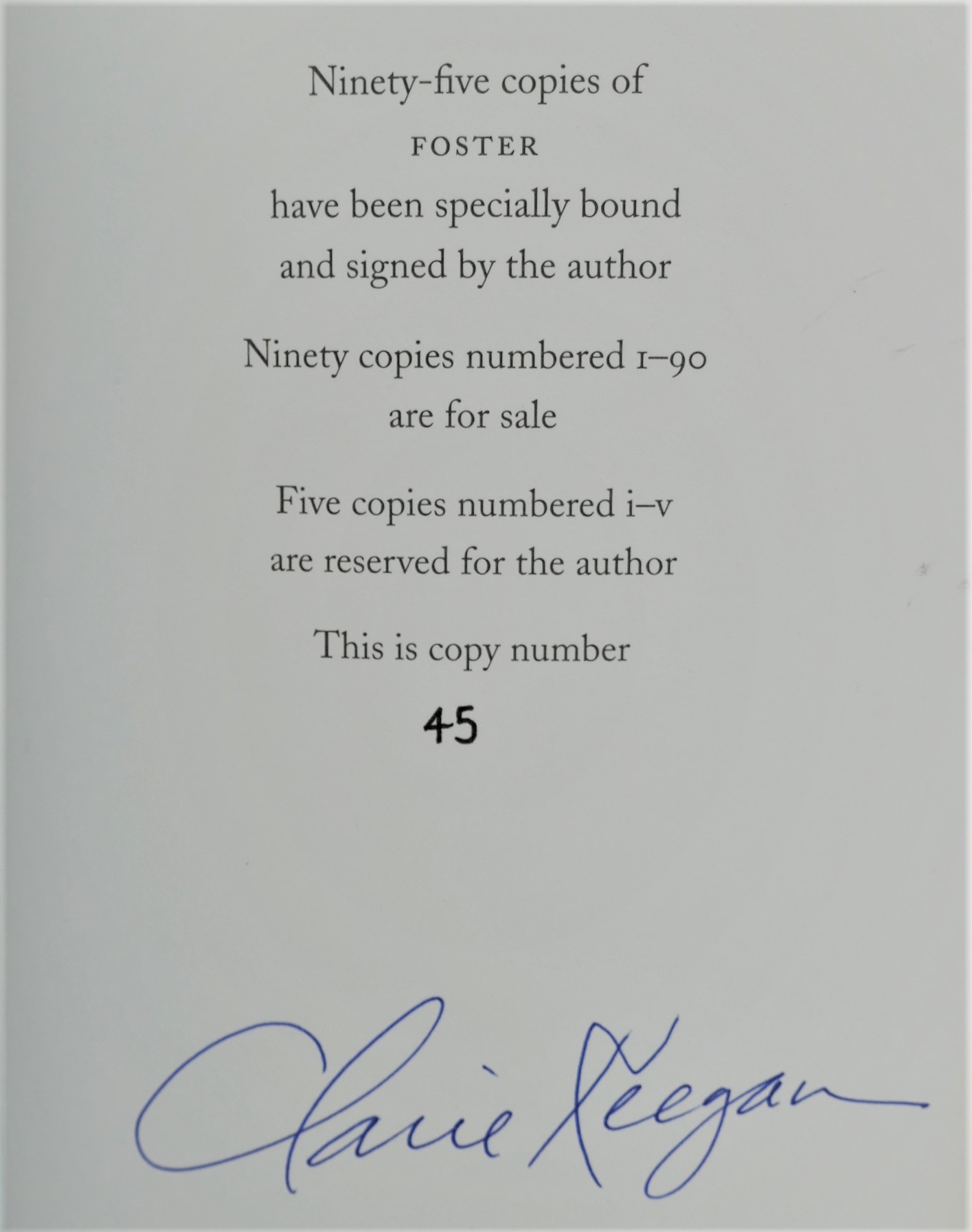 Foster. Limited Signed Edition (2010) - Image 3