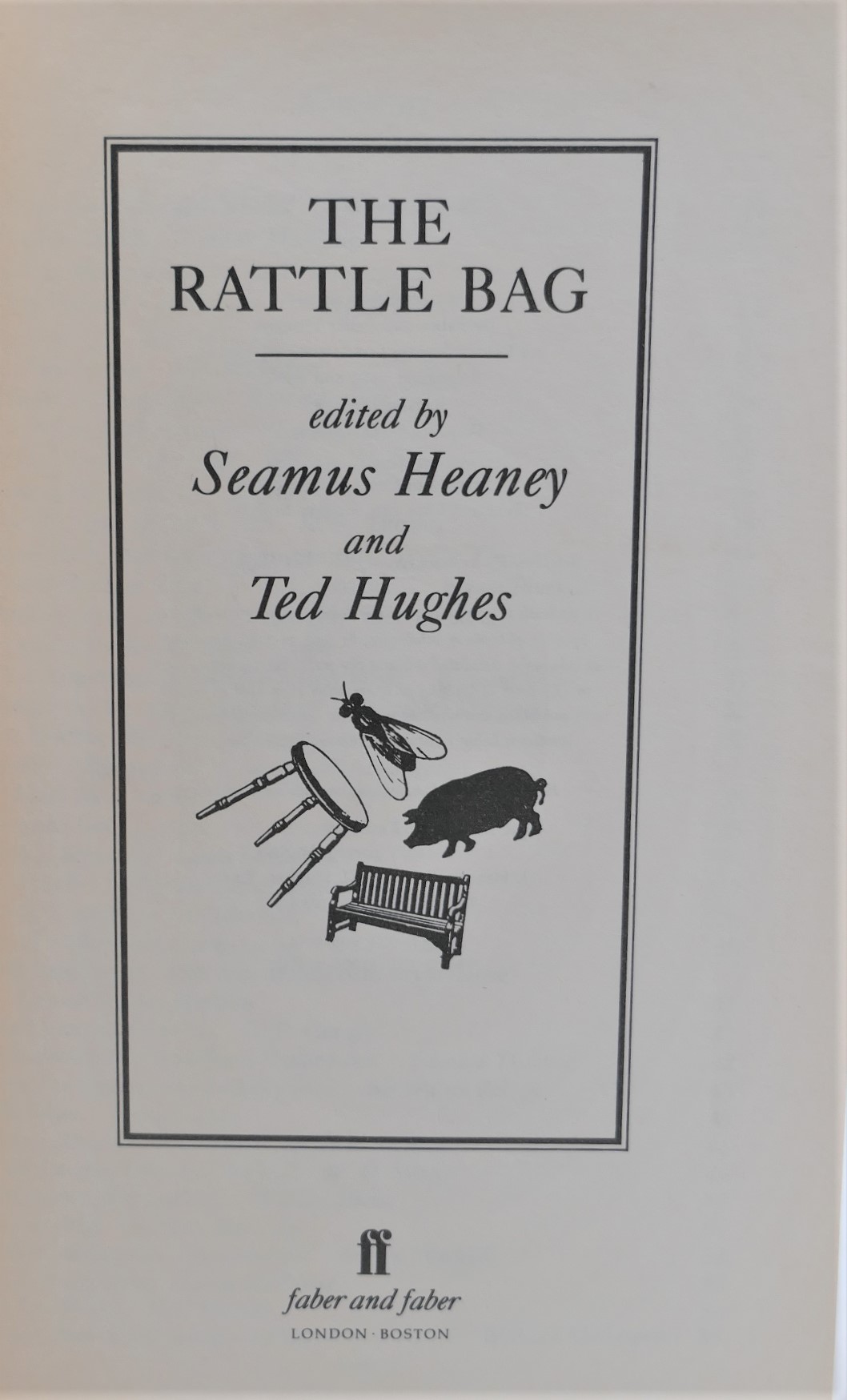 The Rattle Bag. Signed by the Authors (1989) - Image 2