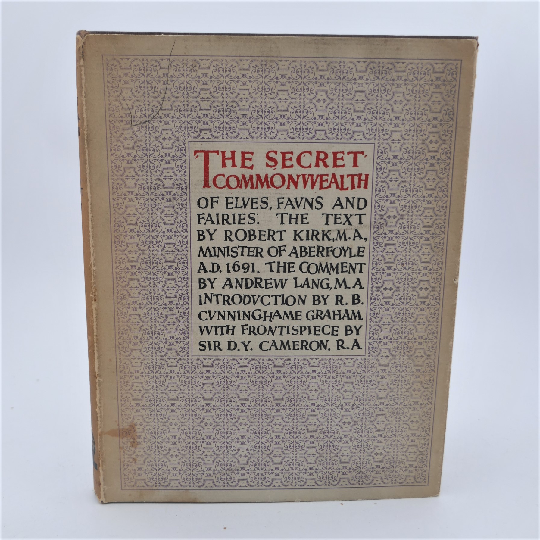 The Secret Commonwealth of Elves, Fauns and Fairies. A.E.'s Copy (1933)