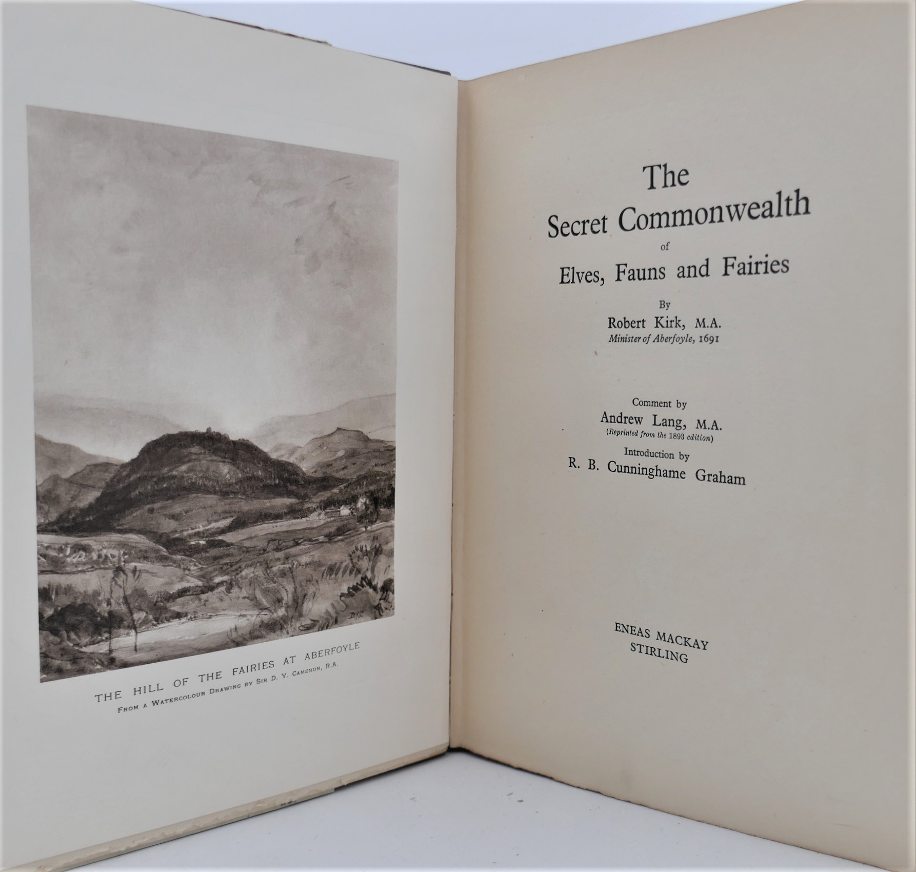 The Secret Commonwealth of Elves, Fauns and Fairies. A.E.'s Copy (1933) - Image 3
