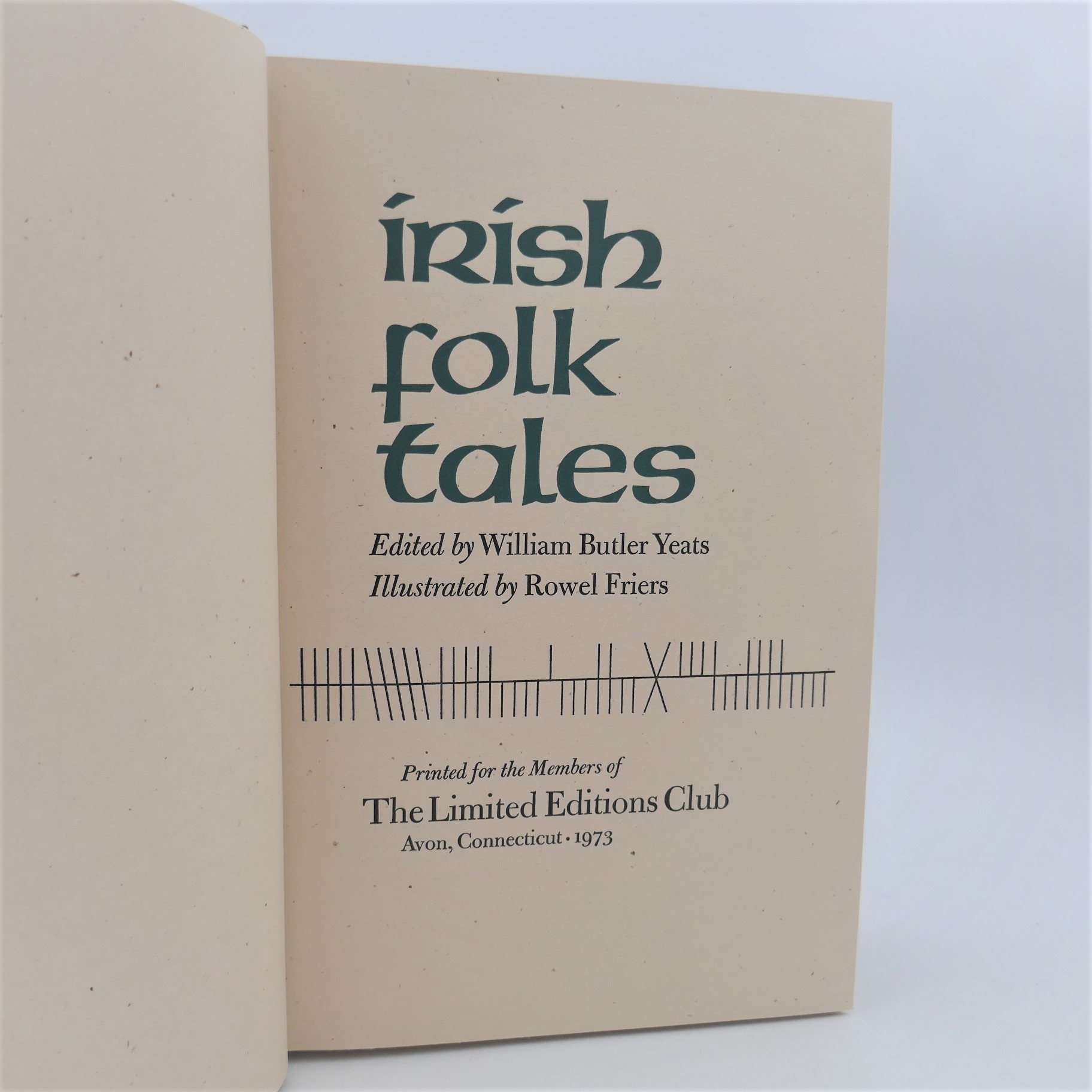 Irish Folk Tales. Limited Edition Club (1973) - Image 2