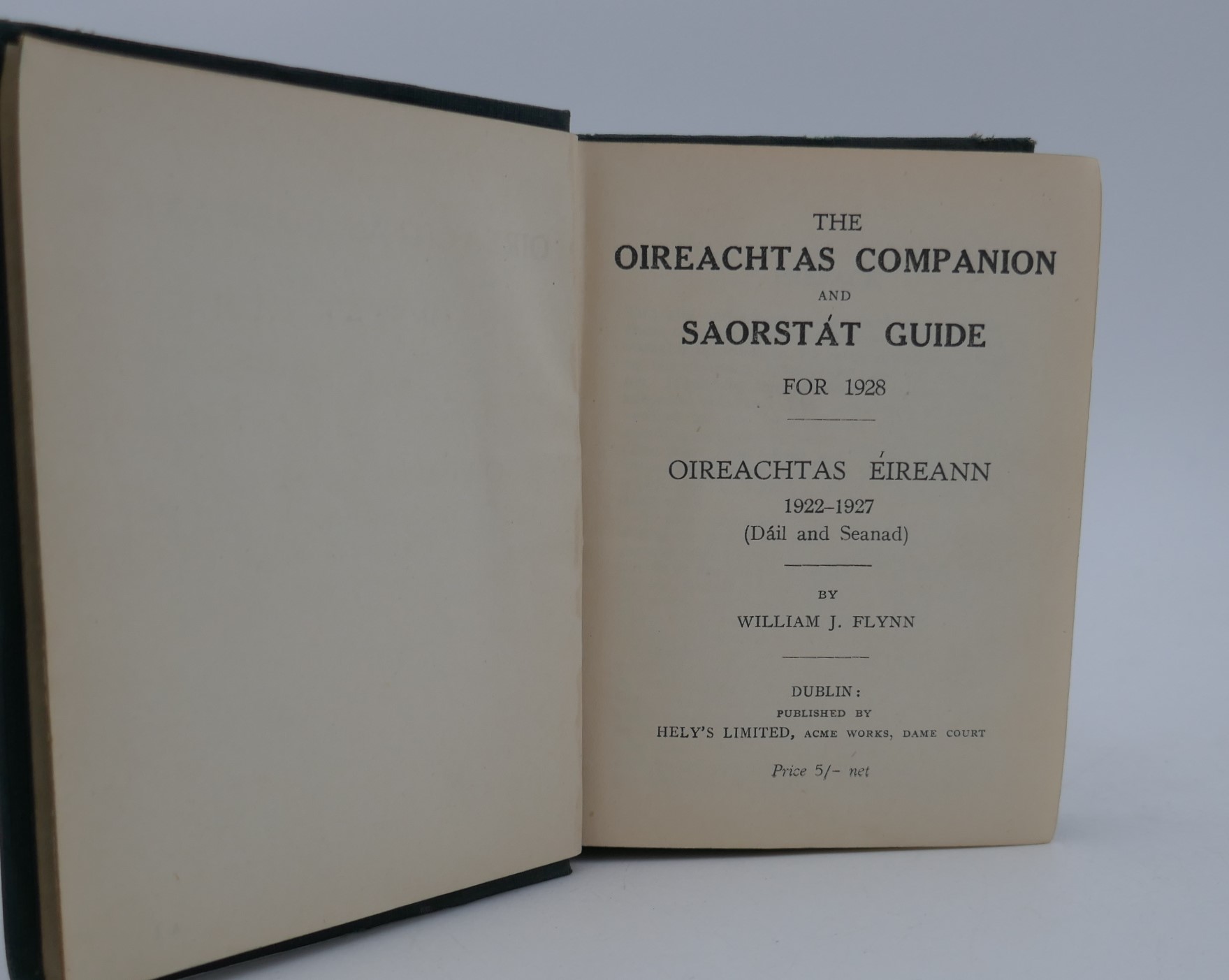 The Oireachtas Companion and Saorstat Guide (1928) - Image 2