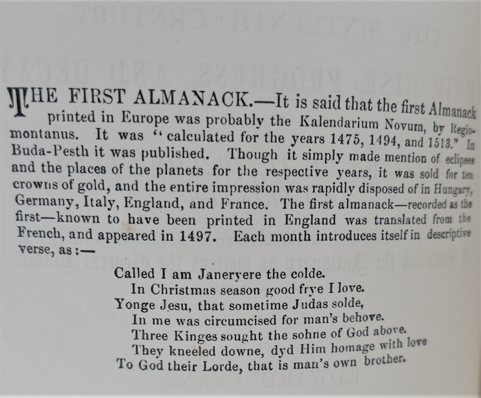 Historical and Bibliographical Account of Almanacks (1897) - Image 3
