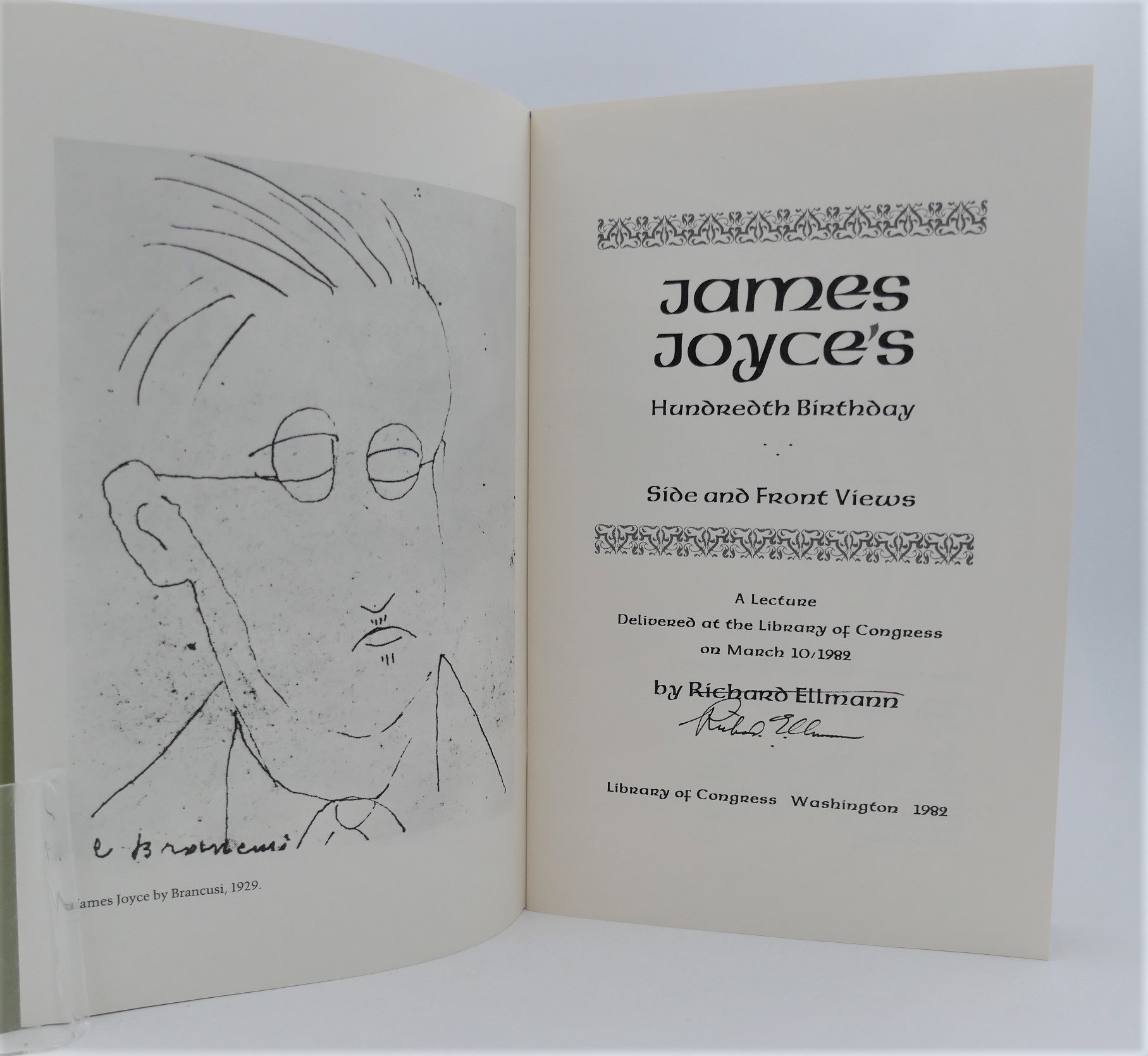 James Joyce's Hundredth Birthday. Inscribed Copy (1982) - Image 2