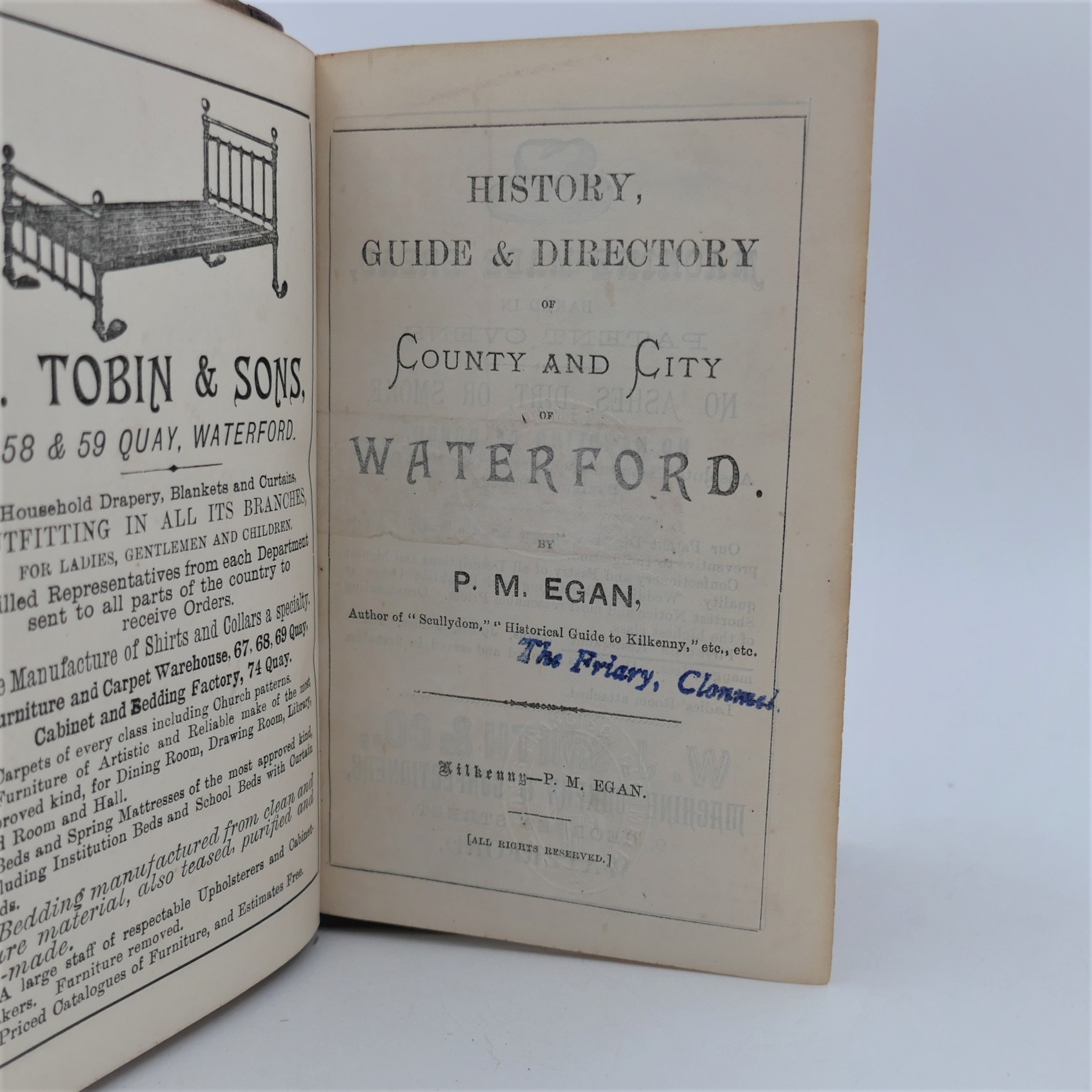 Egan's Guide & Directory to Waterford (1894) - Image 3