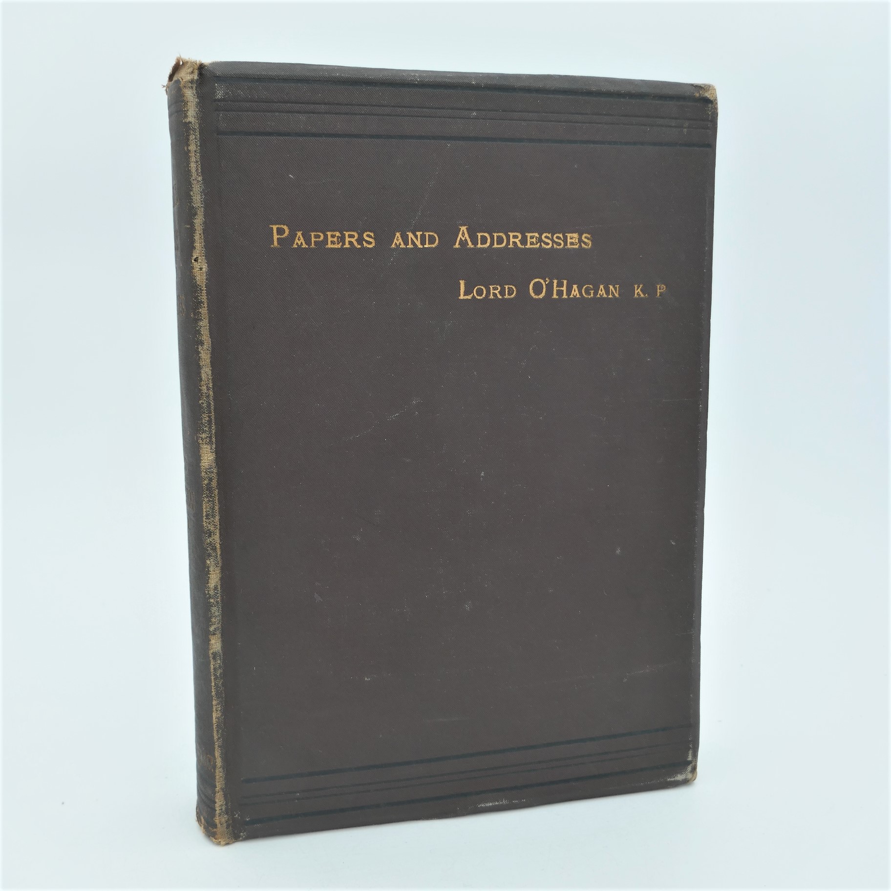 Occasional Papers and Addresses (1984)