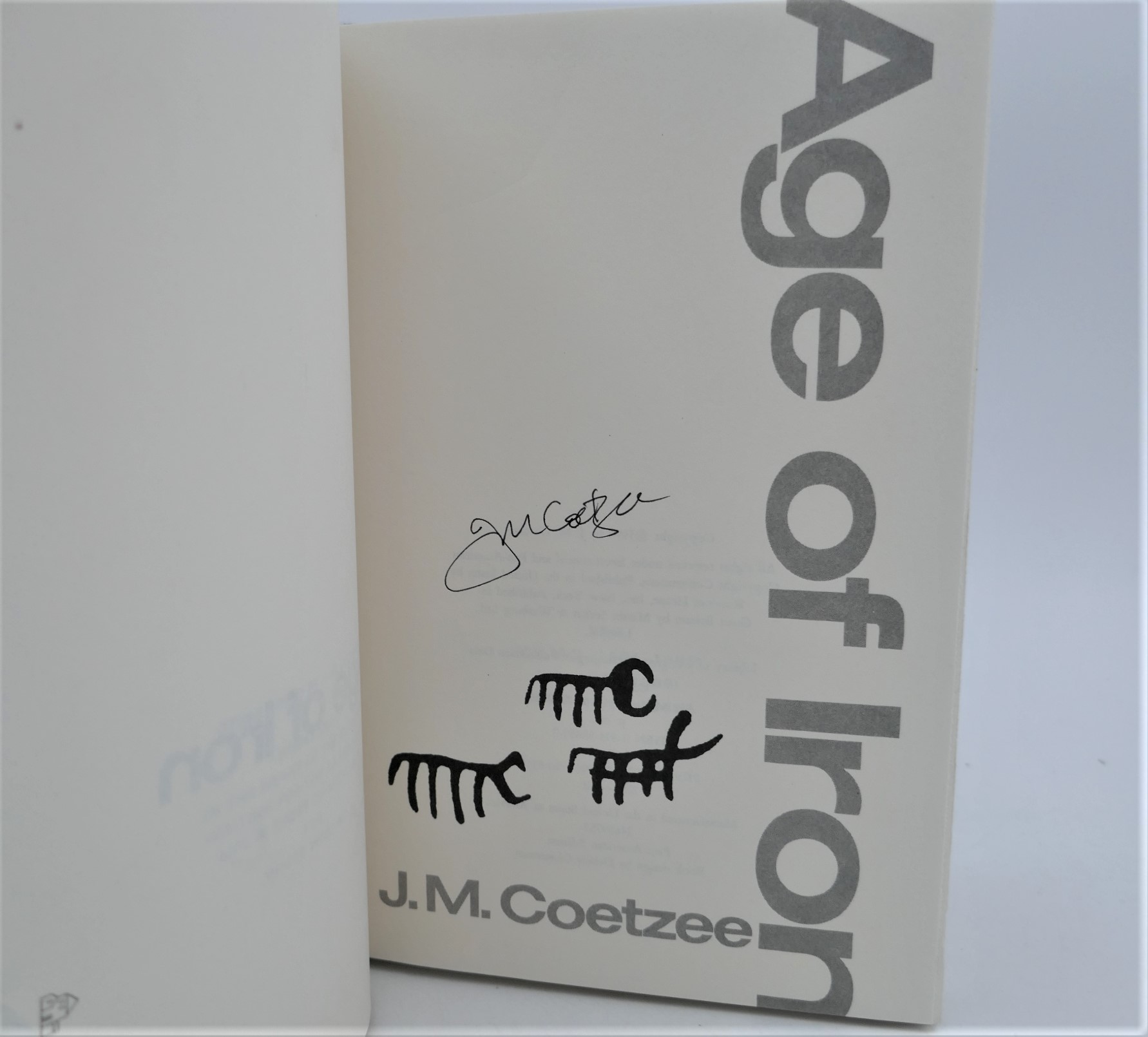 Age of Iron. Signed by the Author (1990) - Image 2