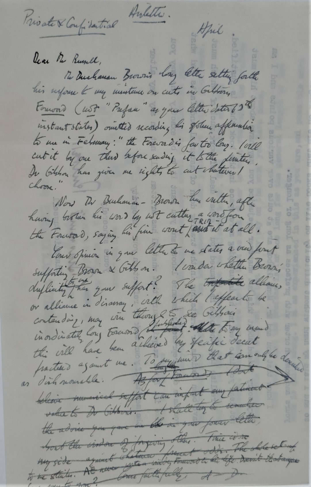 Letters from A.E. Editor's Working Copy (1961) - Image 8