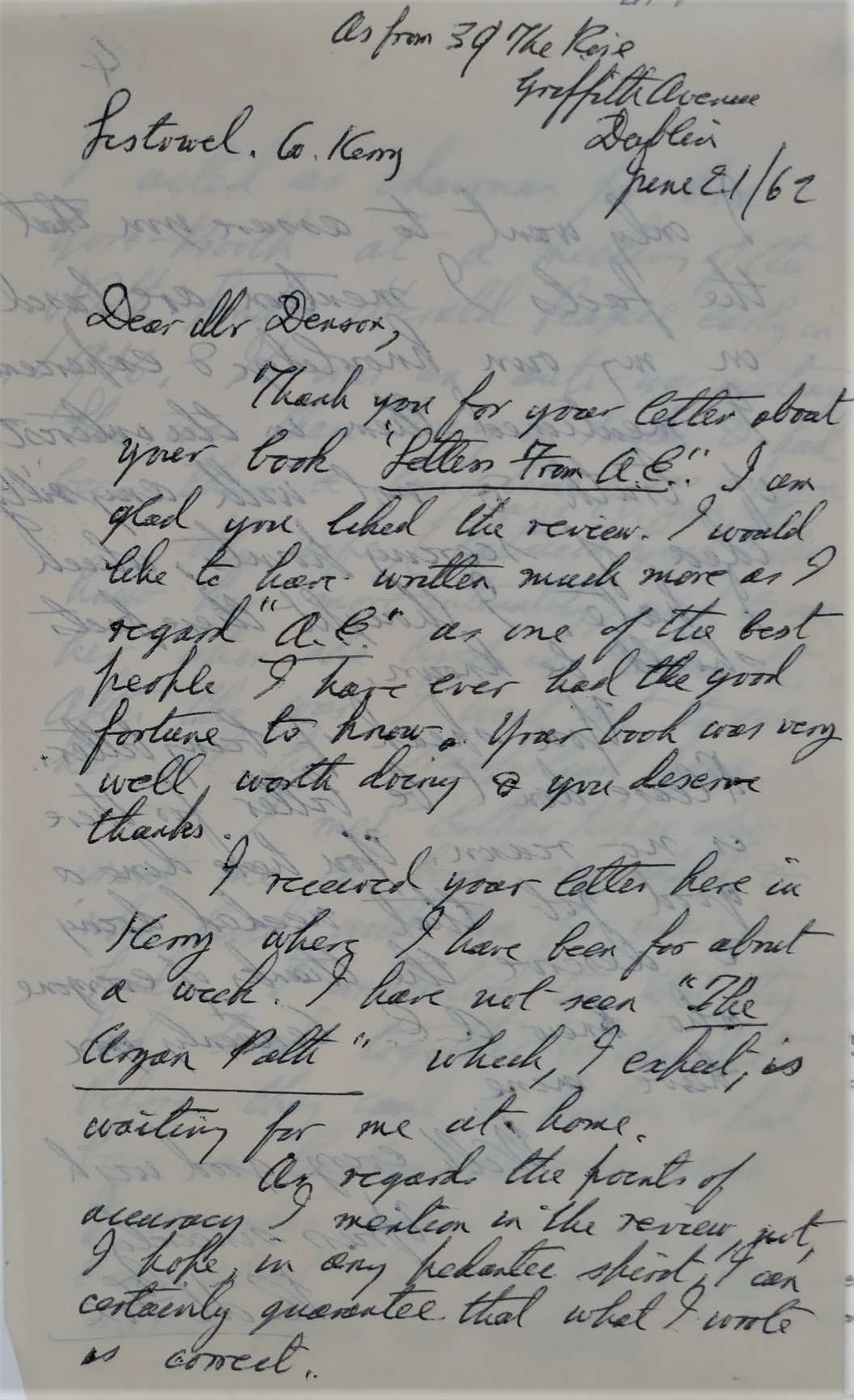 Letters from A.E. Editor's Working Copy (1961) - Image 9