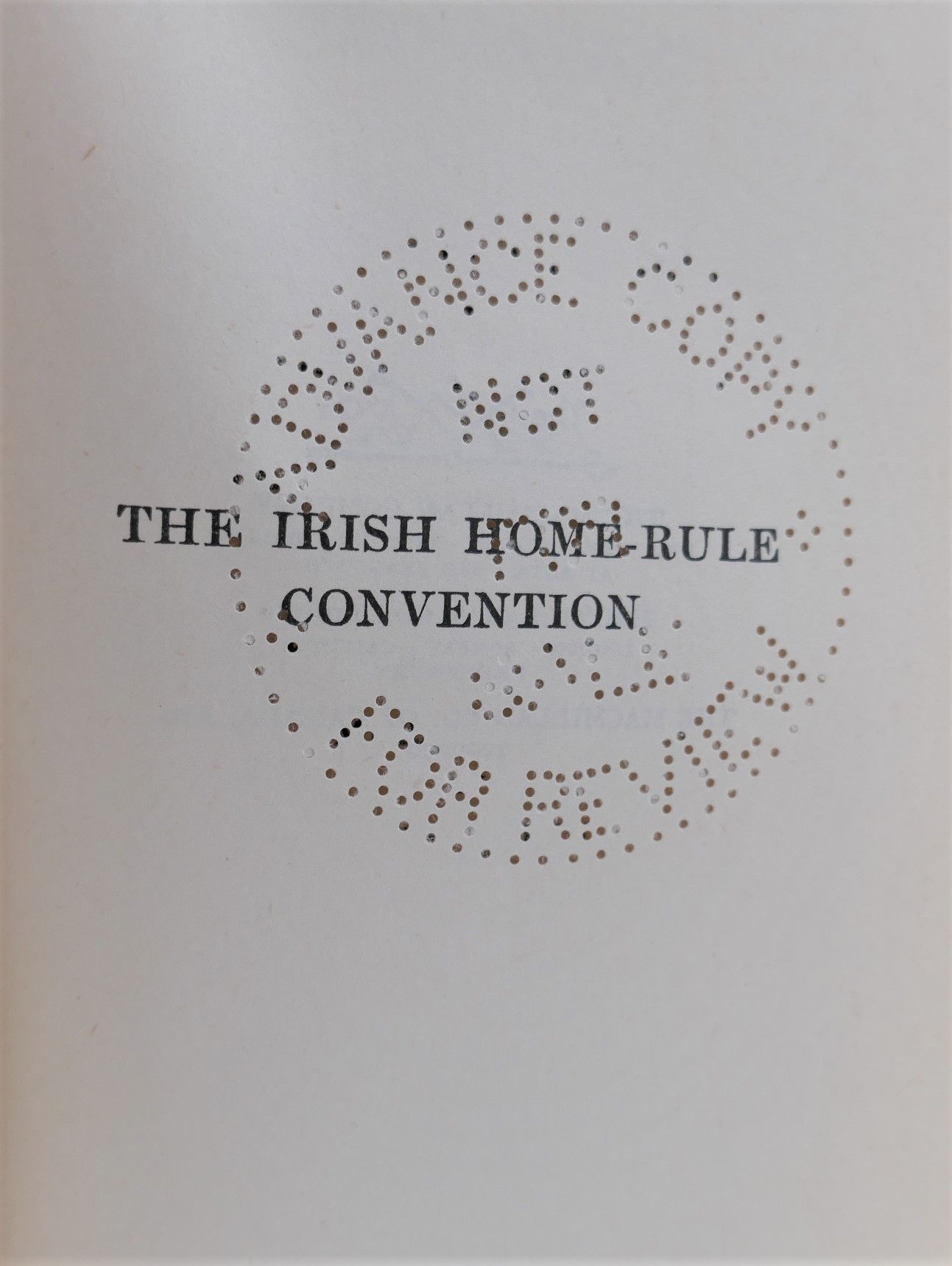 The Irish Home-Rule Convention (1917) - Image 2