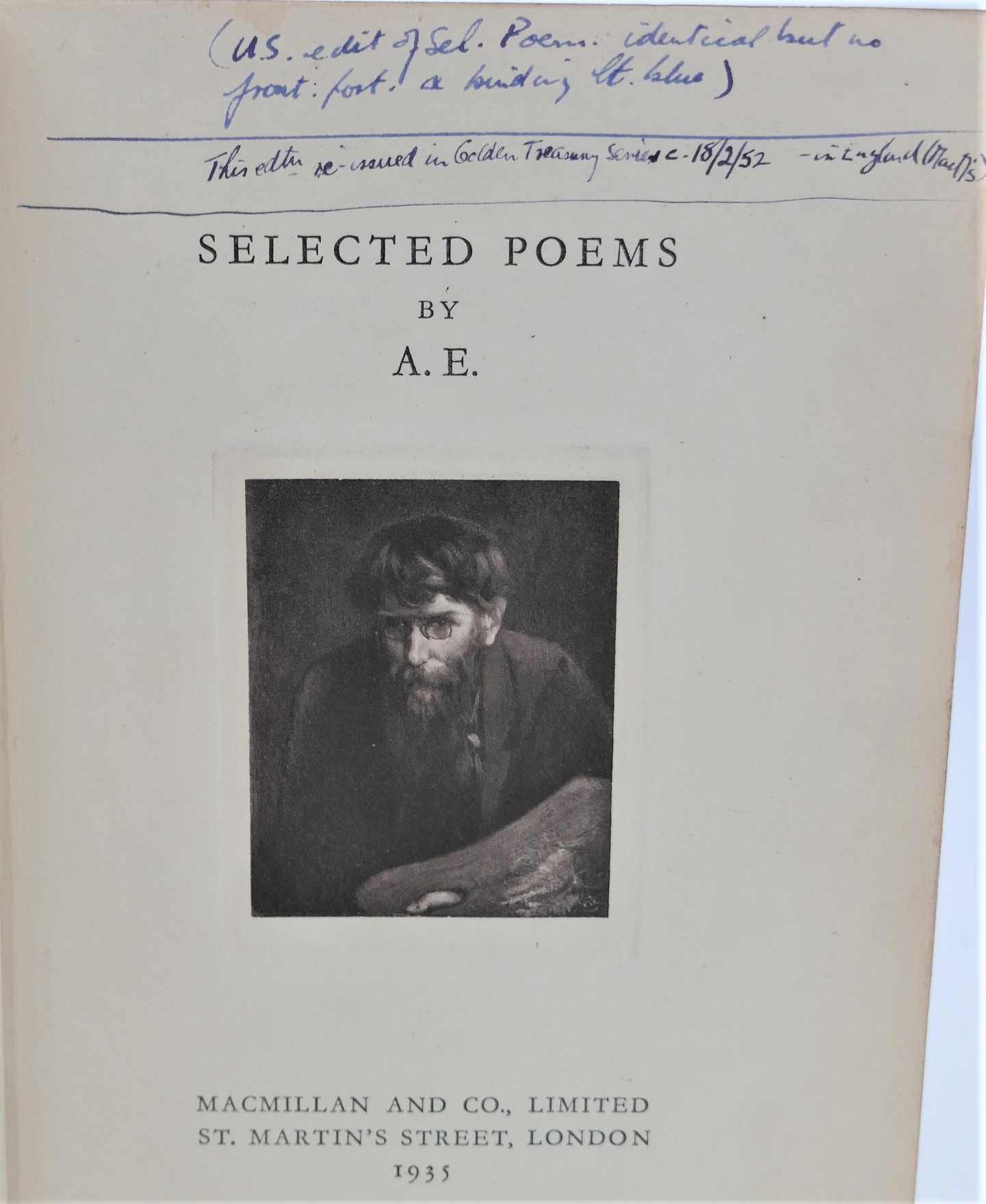 Selected Poems. Alan Denson's Working Copy (1935) - Image 3
