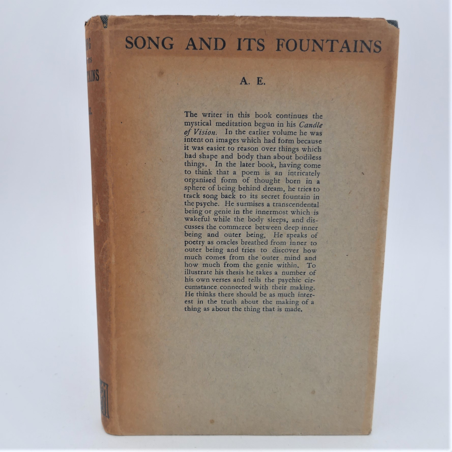Song and its Foundations (1932)