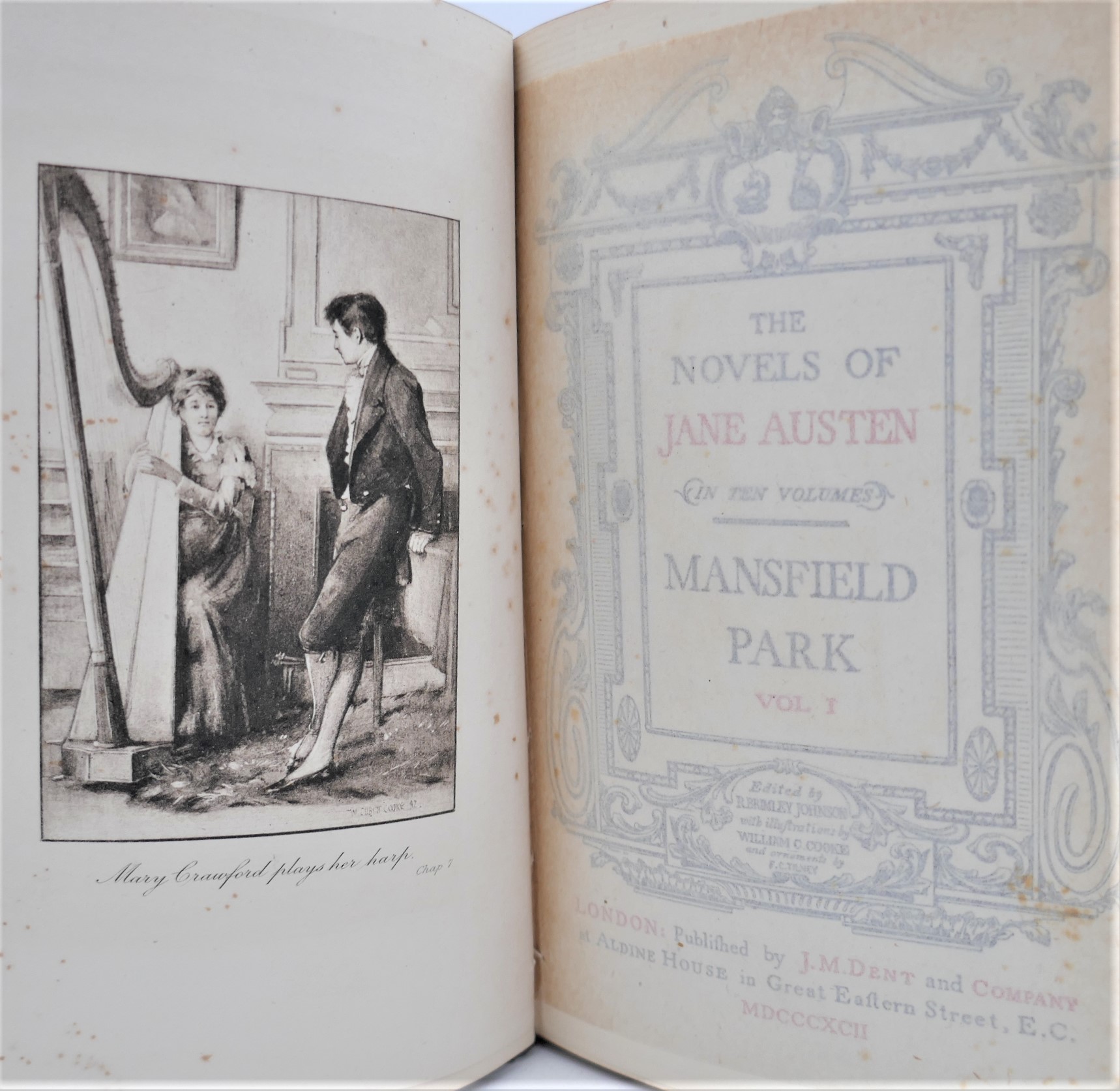Mansfield Park. Illustrated by H.M. Brock (1892) - Image 2