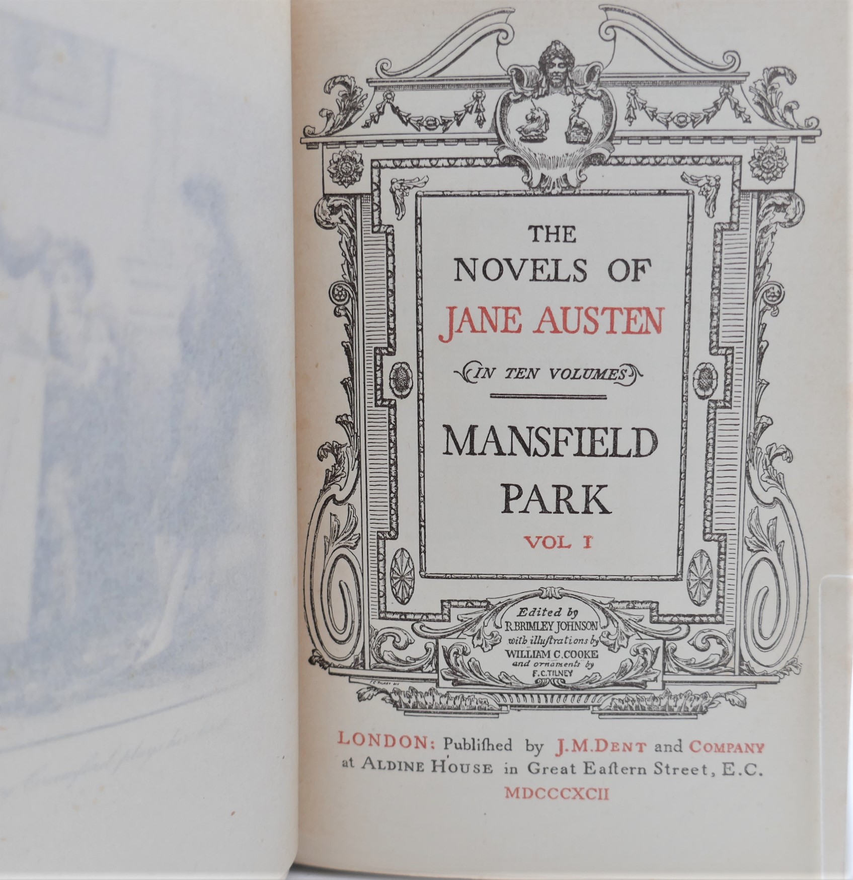 Mansfield Park. Illustrated by H.M. Brock (1892) - Image 3
