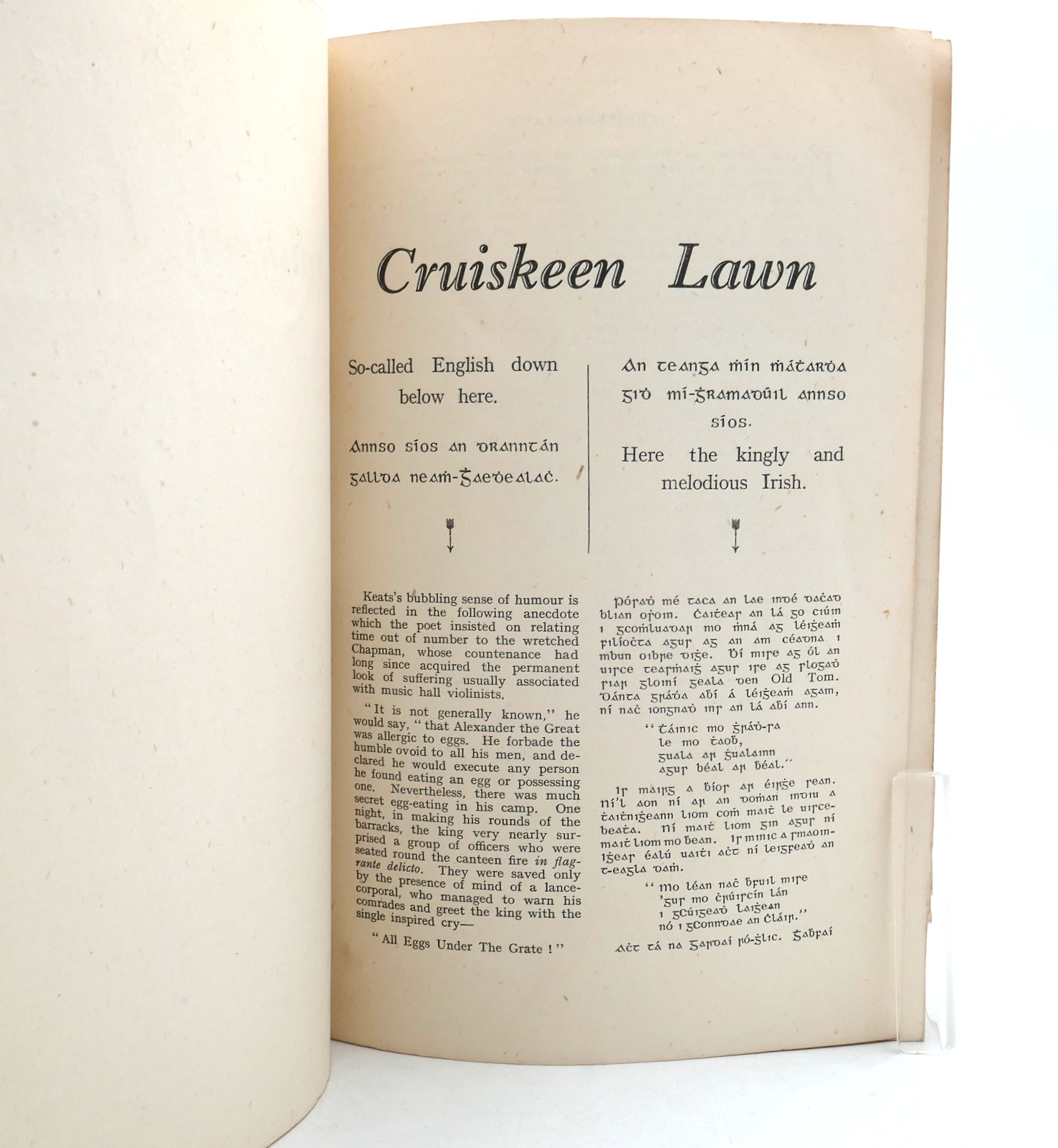 Cruiskeen Lawn by Myles Na gCopaleen (1943) - Image 3