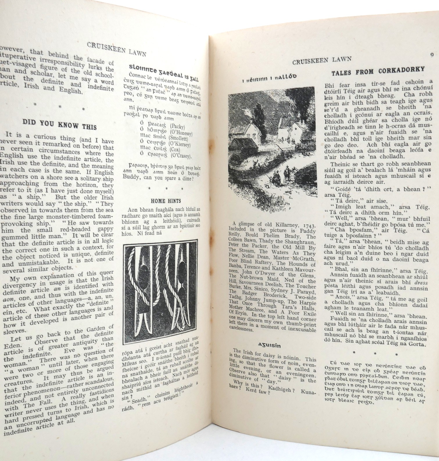 Cruiskeen Lawn by Myles Na gCopaleen (1943) - Image 4