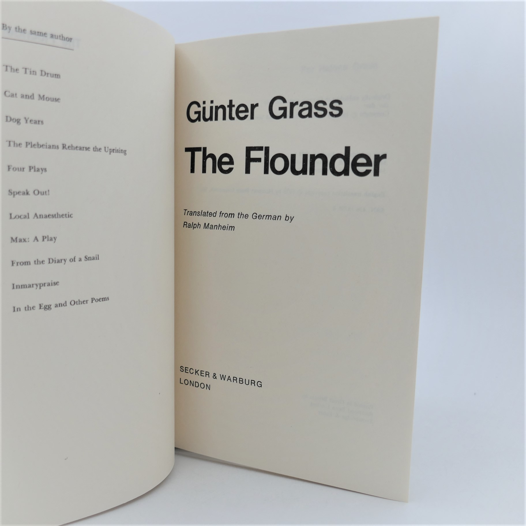 The Flounder. Signed by the Author (1978) - Image 2