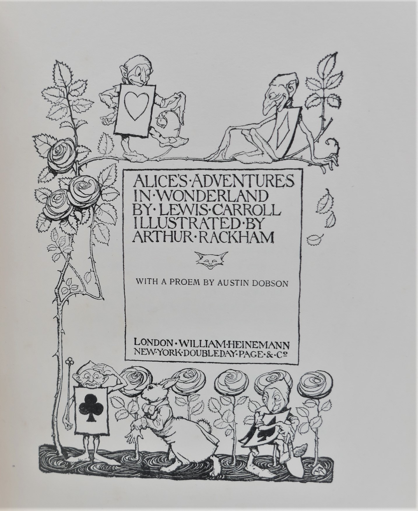 Alice's Adventures in Wonderland. Illustrated by Arthur Rackham (1909) - Image 4