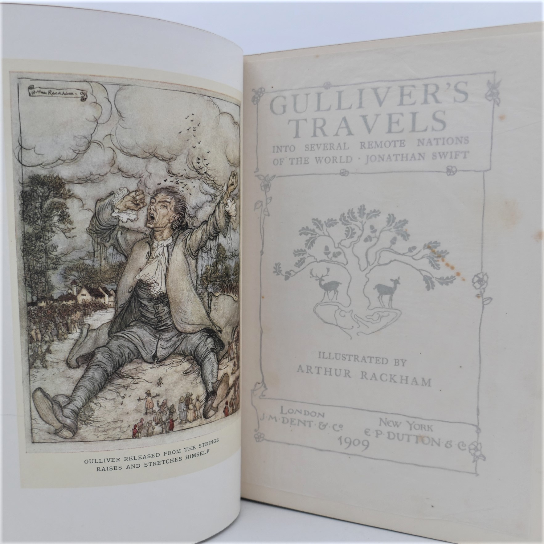 Gulliver's Travels. Illustrated by Arthur Rackham (1909) - Image 2