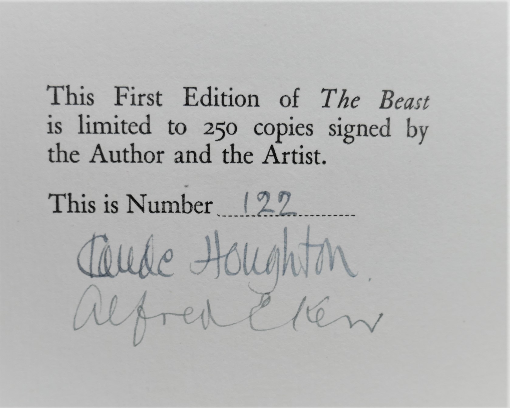 The Beast. Illustrated by Alfred E. Kerr (1936) - Image 3
