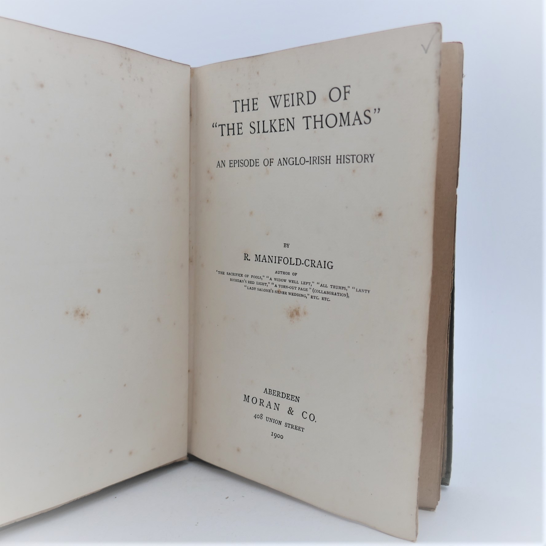 The Weird of the Silken Thomas. Inscribed by the Author (1900) - Image 3