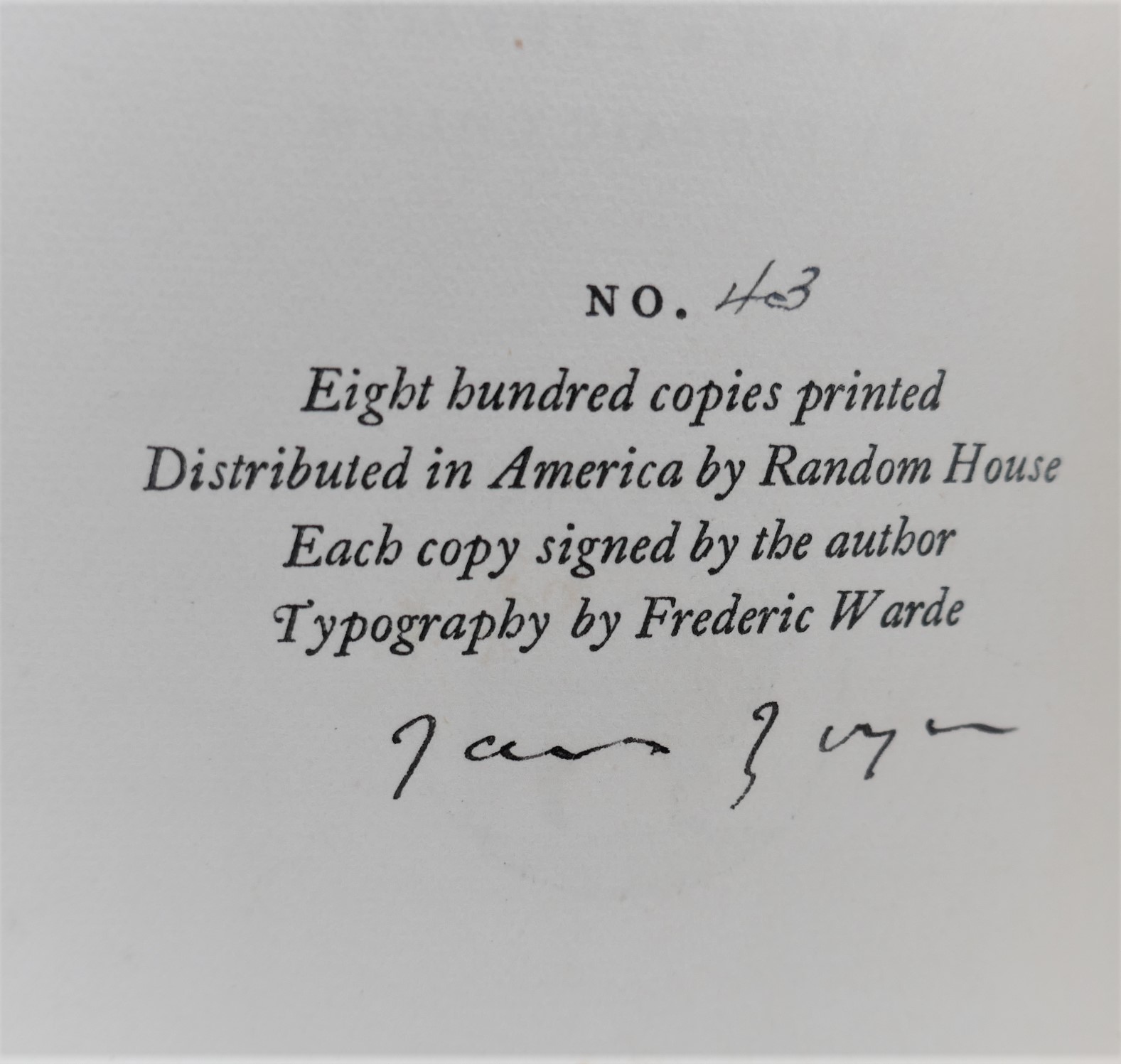 Anna Livia Plurabelle. Limited Signed Edition (1928) - Image 4