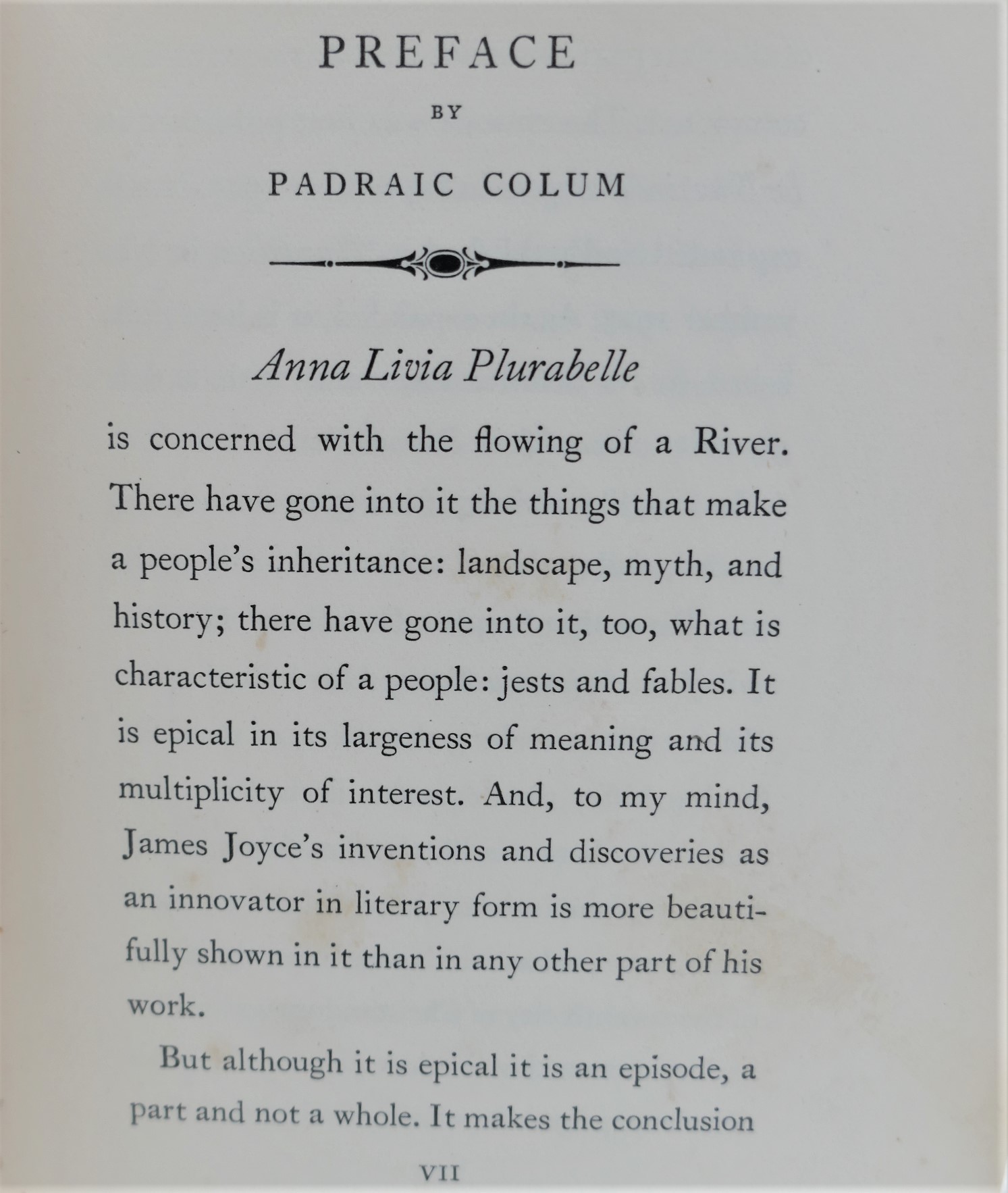 Anna Livia Plurabelle. Limited Signed Edition (1928) - Image 5