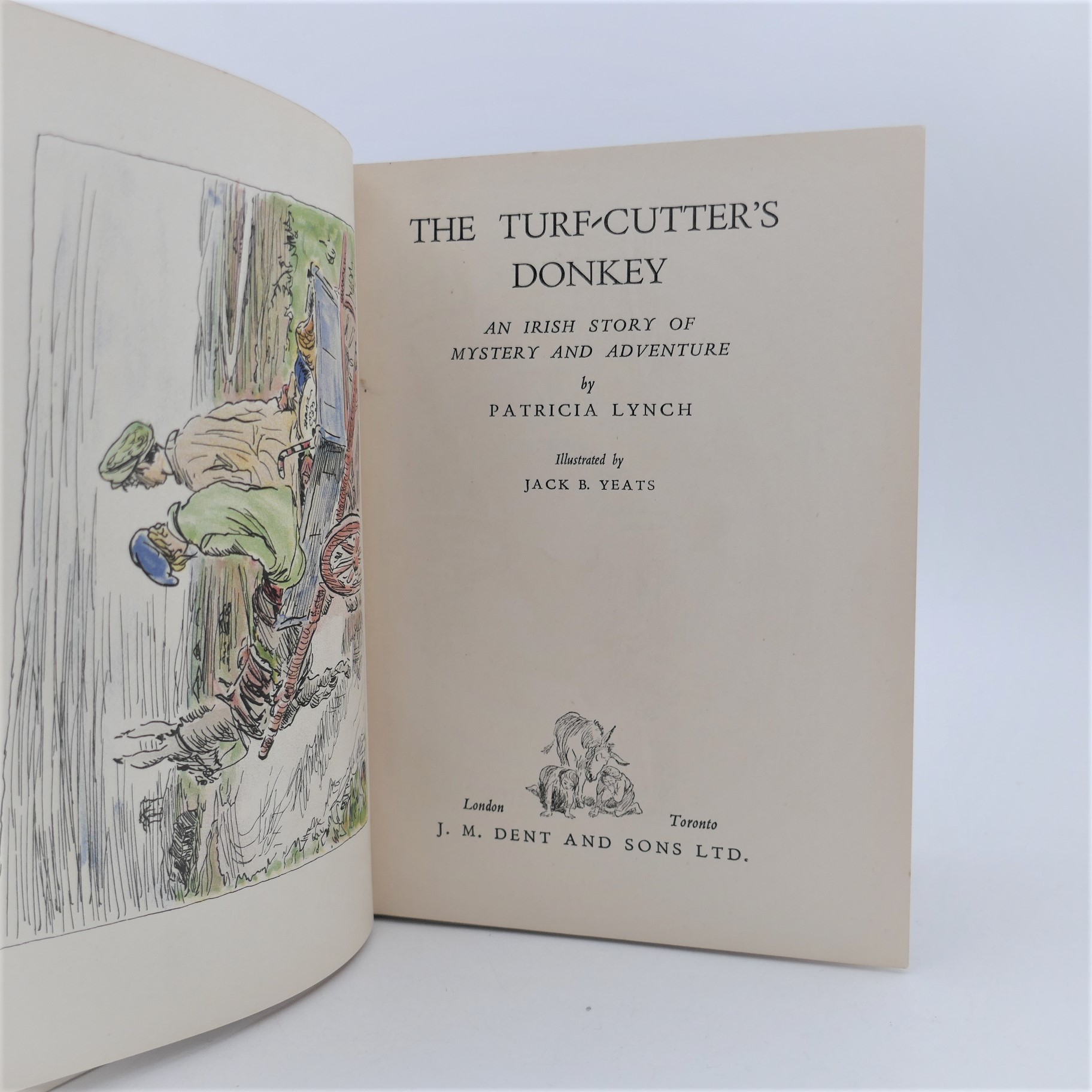 The Turf-Cutters Donkey. Illustrated by Jack B. Yeats (1934) - Image 2