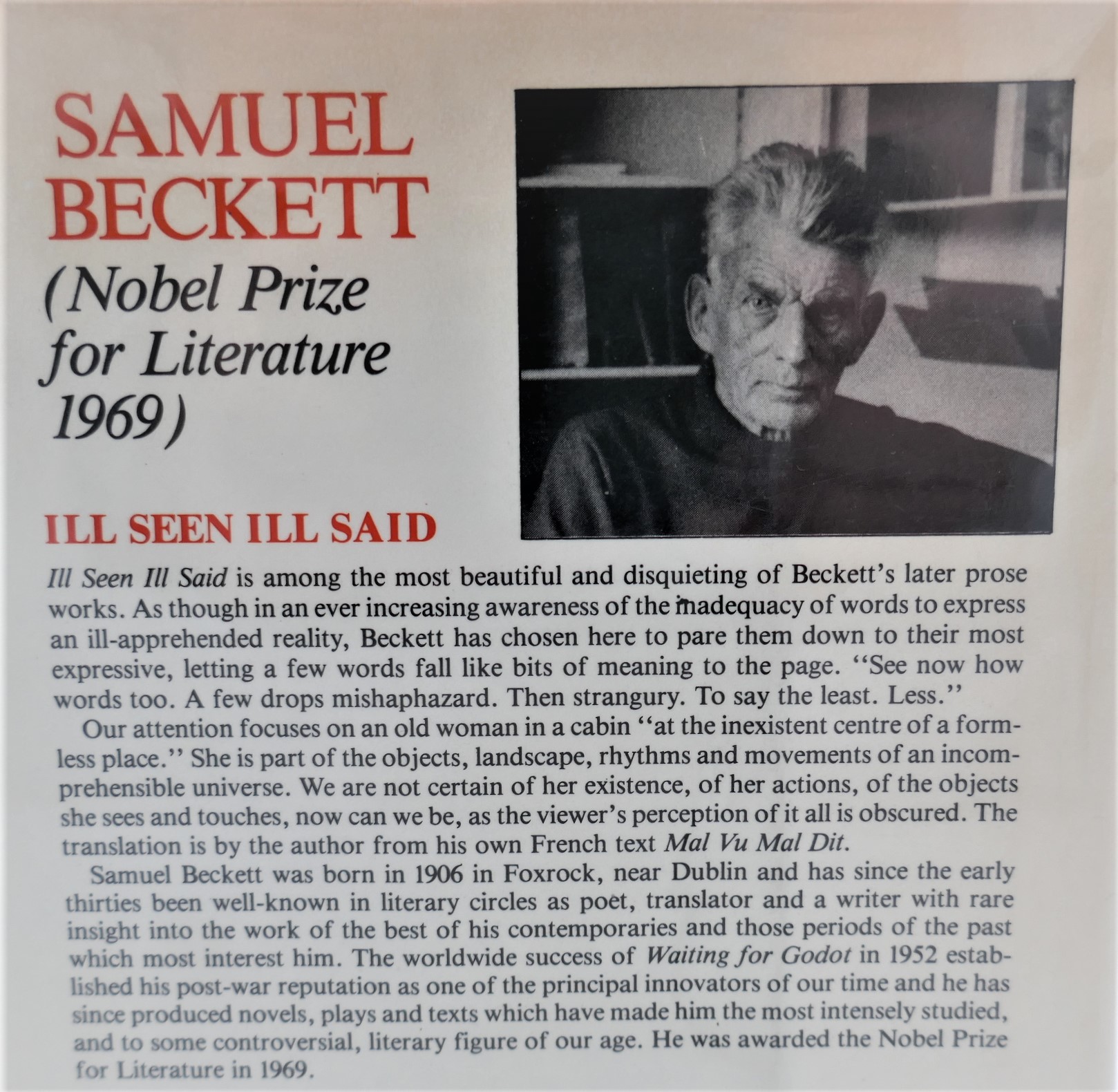Ill Seen Ill Said (1982) - Image 2