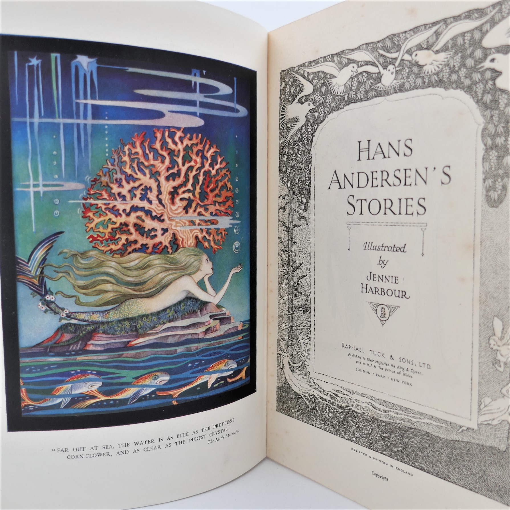 Hans Andersen's Stories. Illustrated by Jennie Harbour (1930) - Image 2