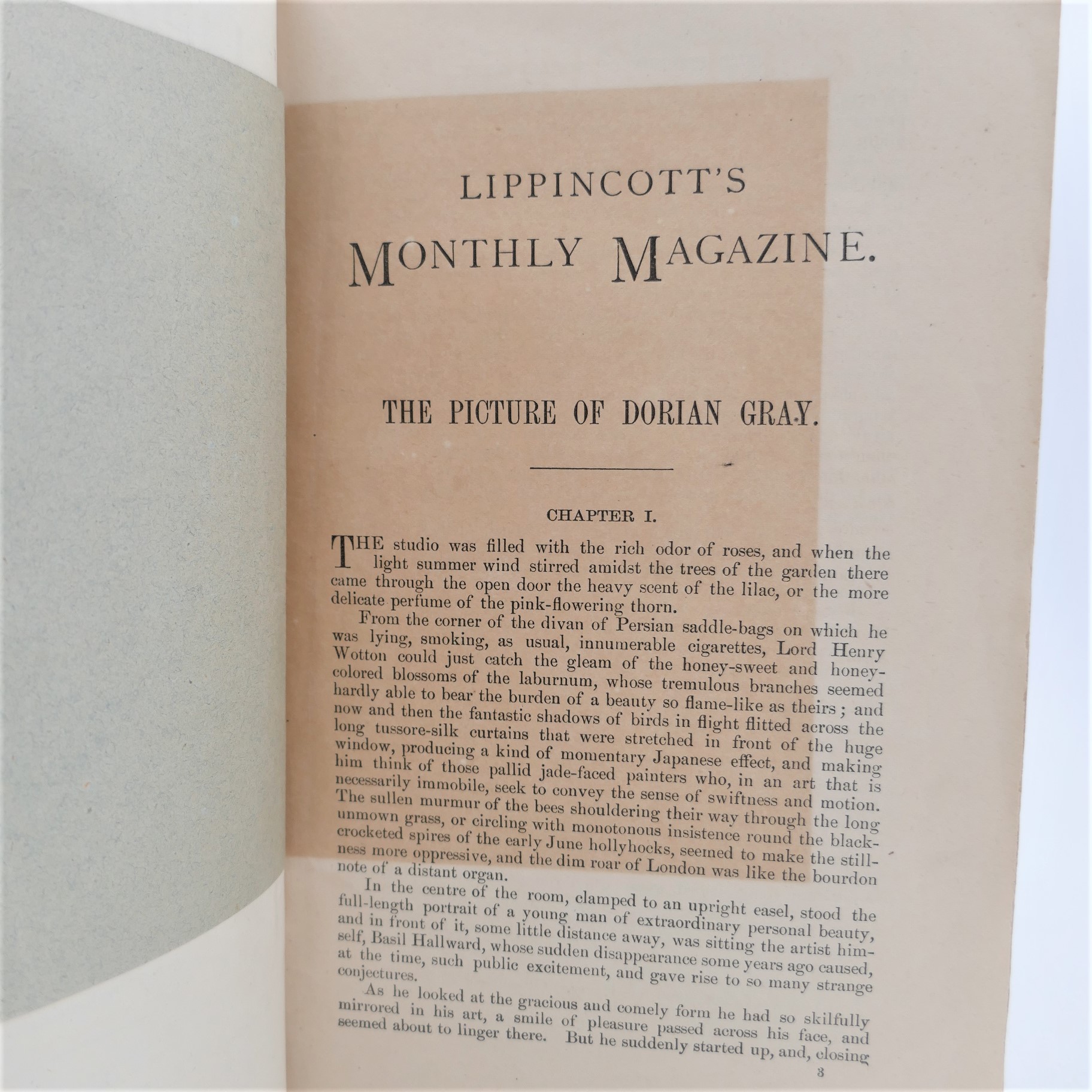The Picture of Dorian Gray. First Edition (1891). Together with the First Printing in "Lippincott's Monthly Magazine" (1890) - Image 5