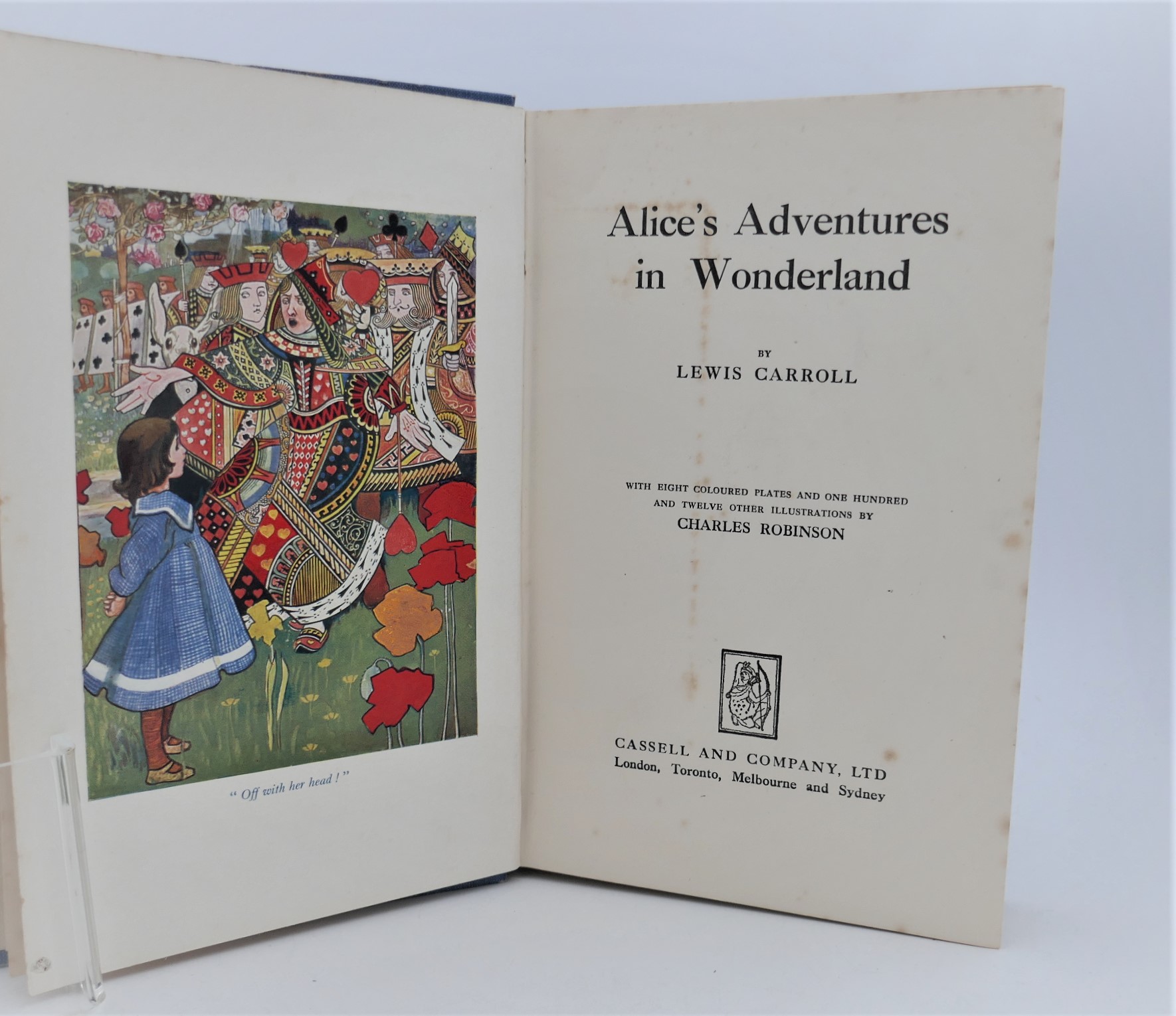 Alice's Adventures in Wonderland. Illustrated by Charles Robinson (1928) - Image 2