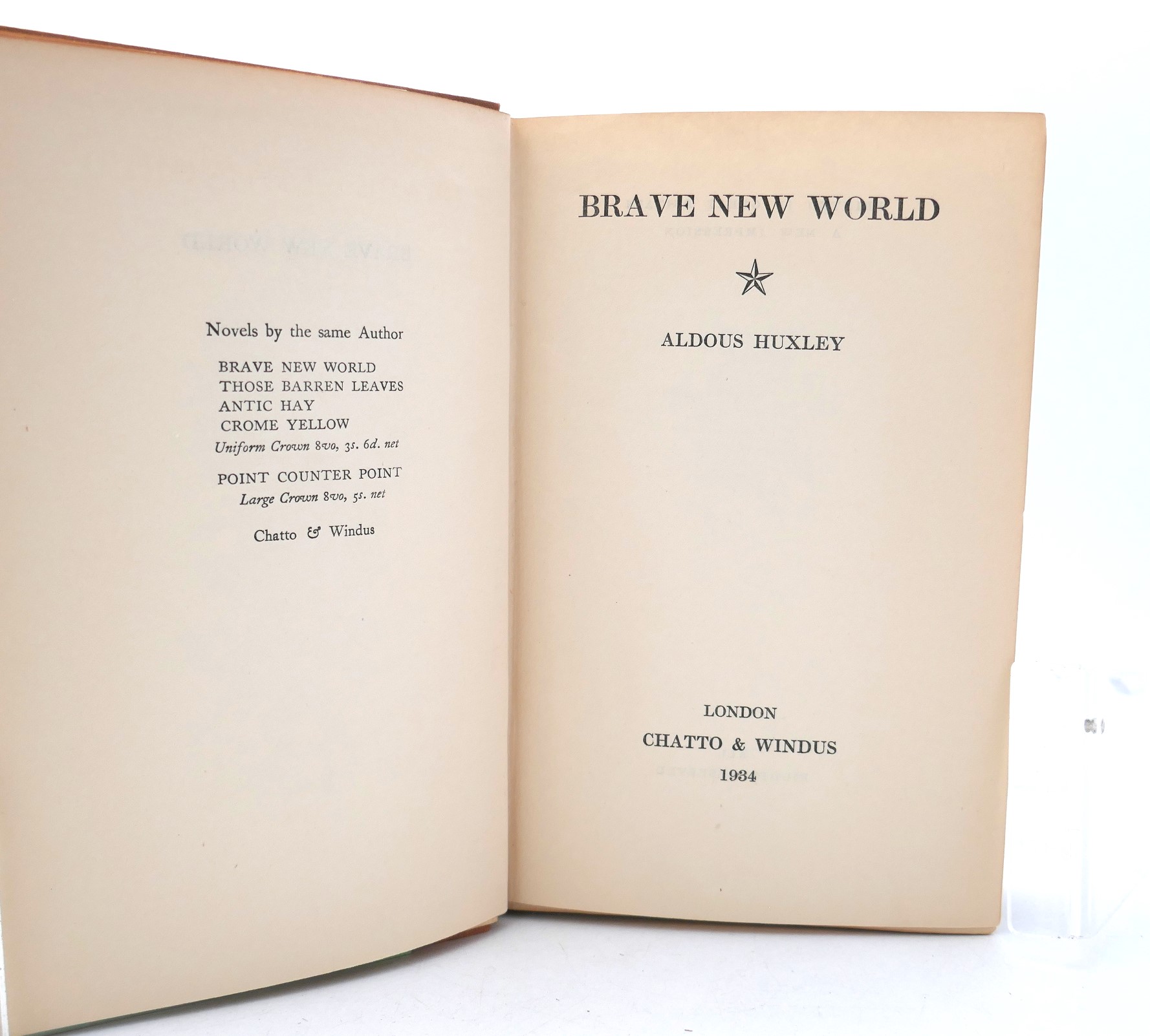 Brave New World. A New Impression (1934) - Image 3