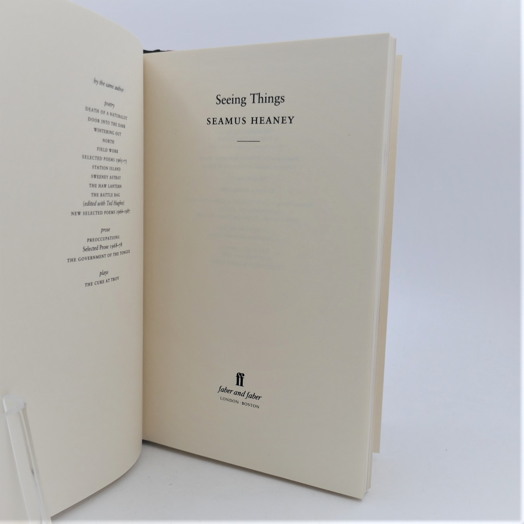 Seeing Things. Limited Signed Edition (1991) - Image 4