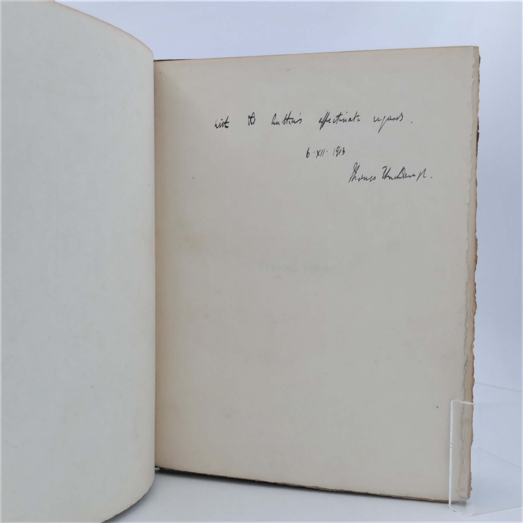 Lyrical Poems. Limited Edition. Inscribed Copy (1913) - Image 4