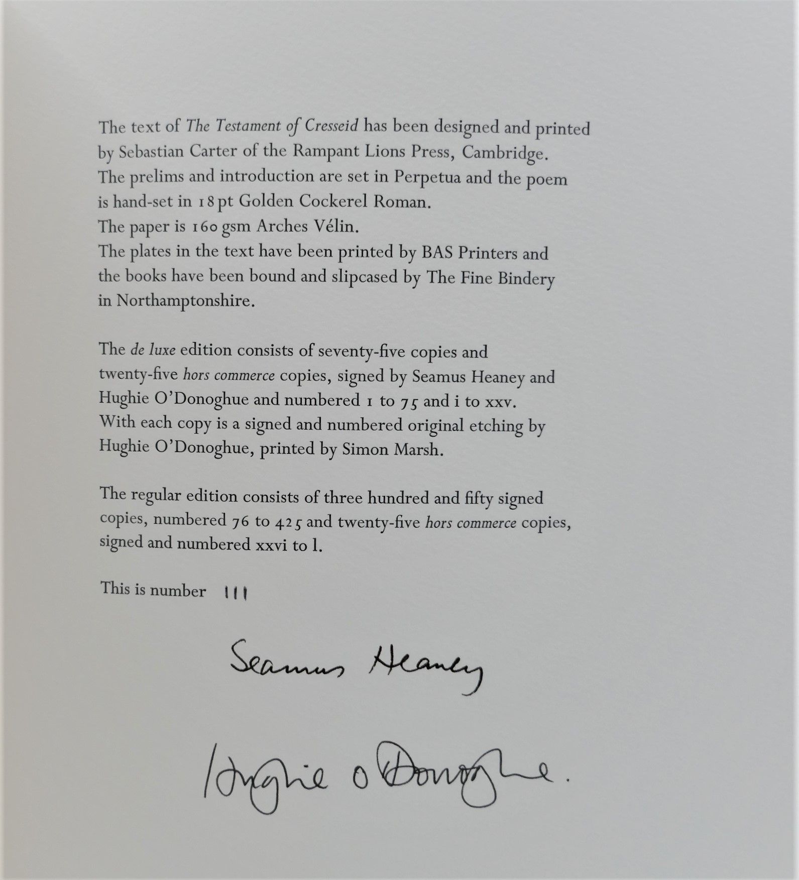 The Testament of Cresseid. Limited Edition (2004) - Image 3