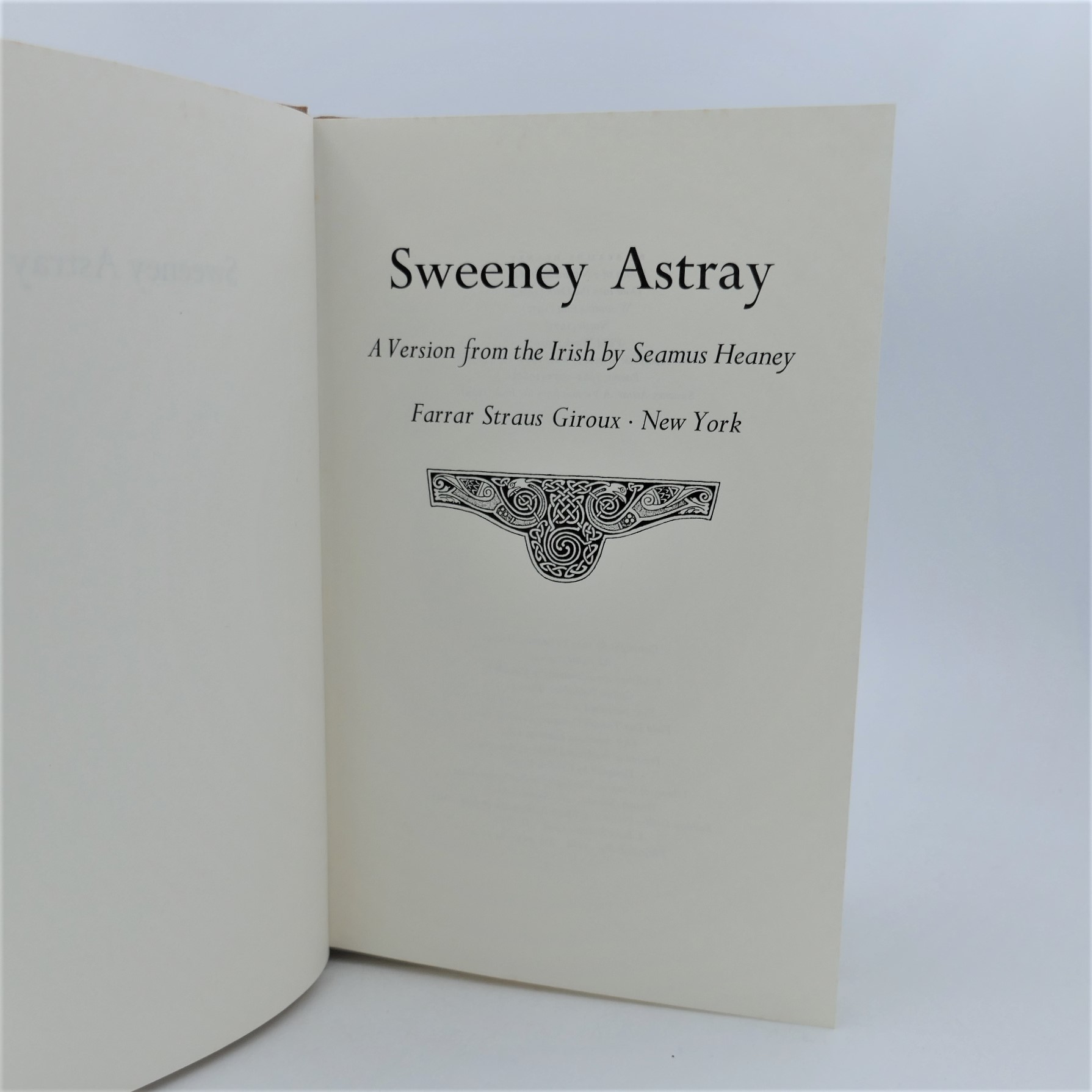 Sweeney Astray. First American Edition (1984) - Image 2