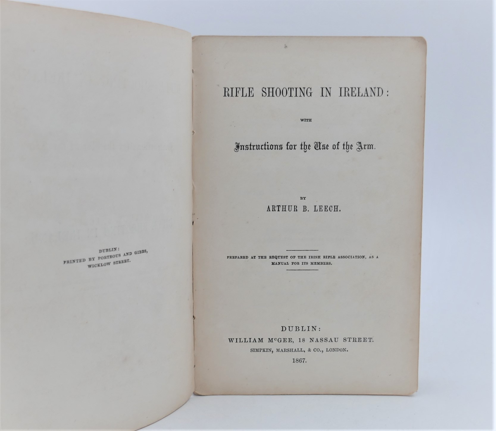 Rifle Shooting in Ireland. Inscribed by the Author (1867) - Image 2