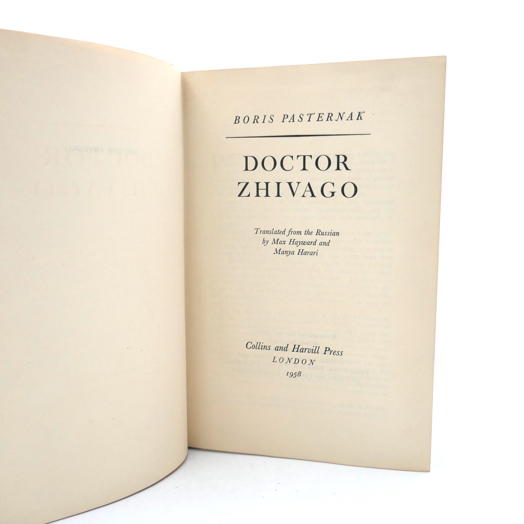 Doctor Zhivago. First English Edition (1958) - Image 5