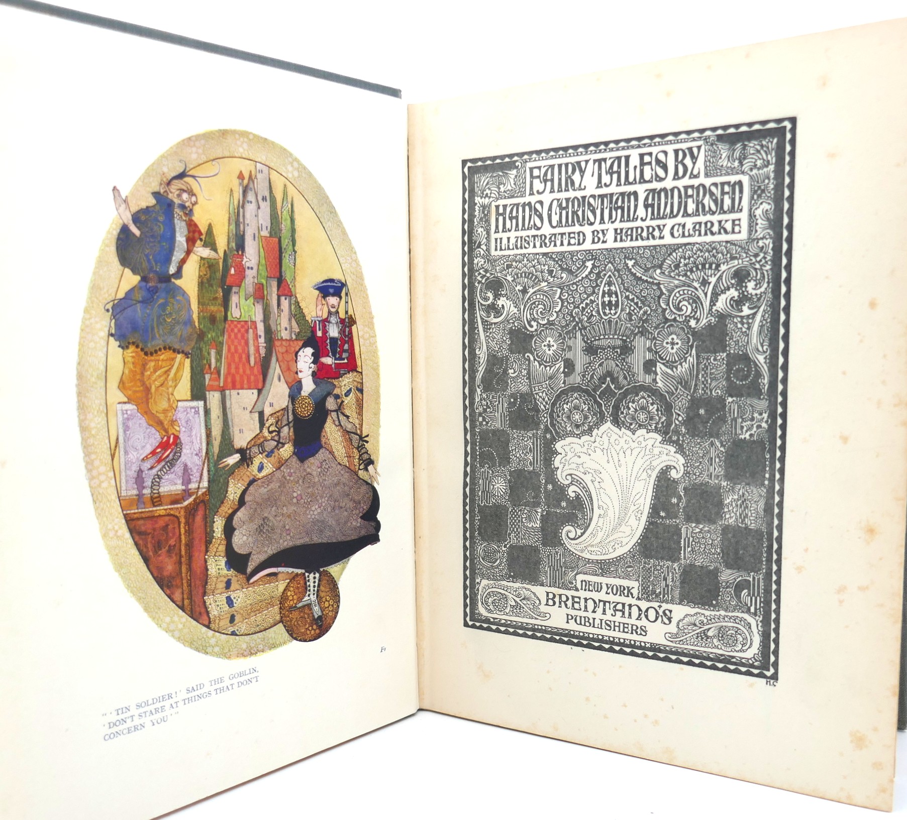 Fairy Tales From Hans Anderson. Illustrated by Harry Clarke (1931) - Image 2